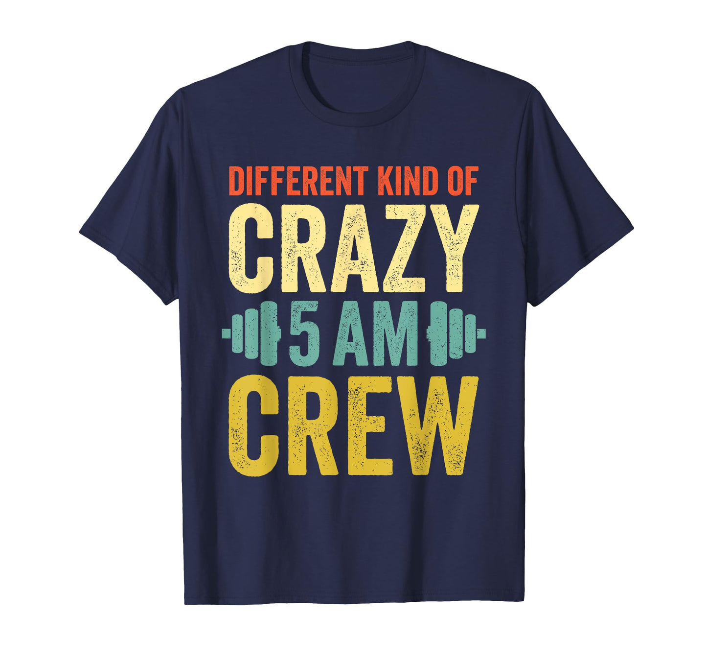 Workout Squad 5AM Crew Funny Gym Quote Vintage Retro T-Shirt