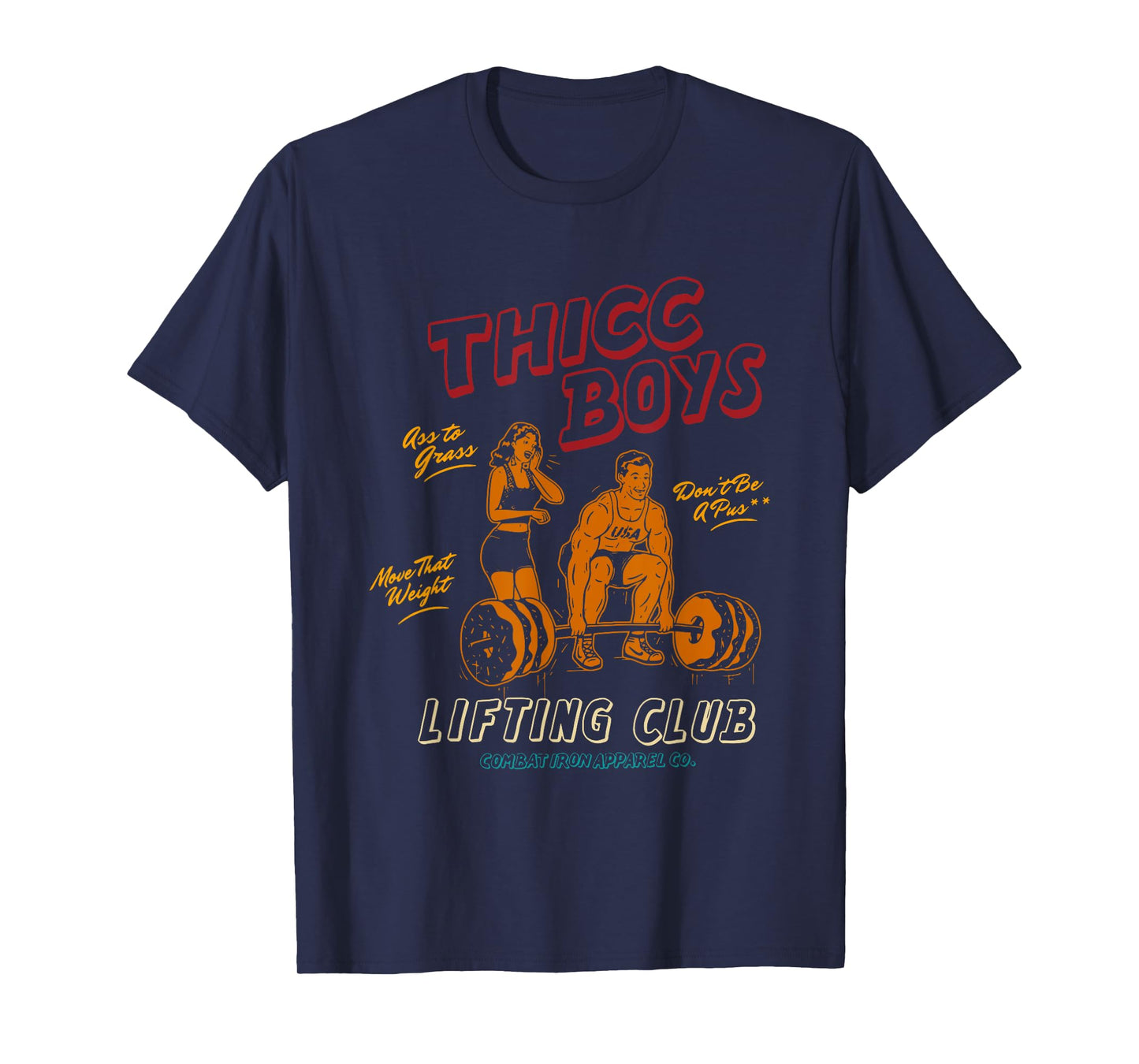 Thicc Boys Work-out Club T-Shirt