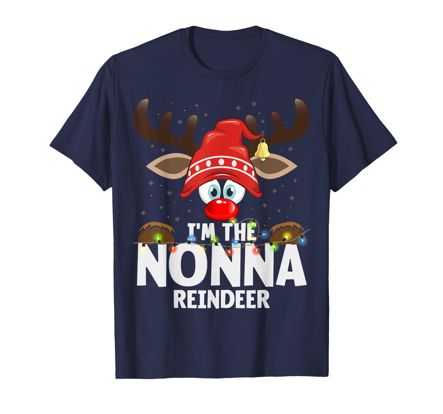 99 Gifts Matching Christmas Reindeer T-Shirt - Unisex-Adults, Black, Small, Short Sleeve