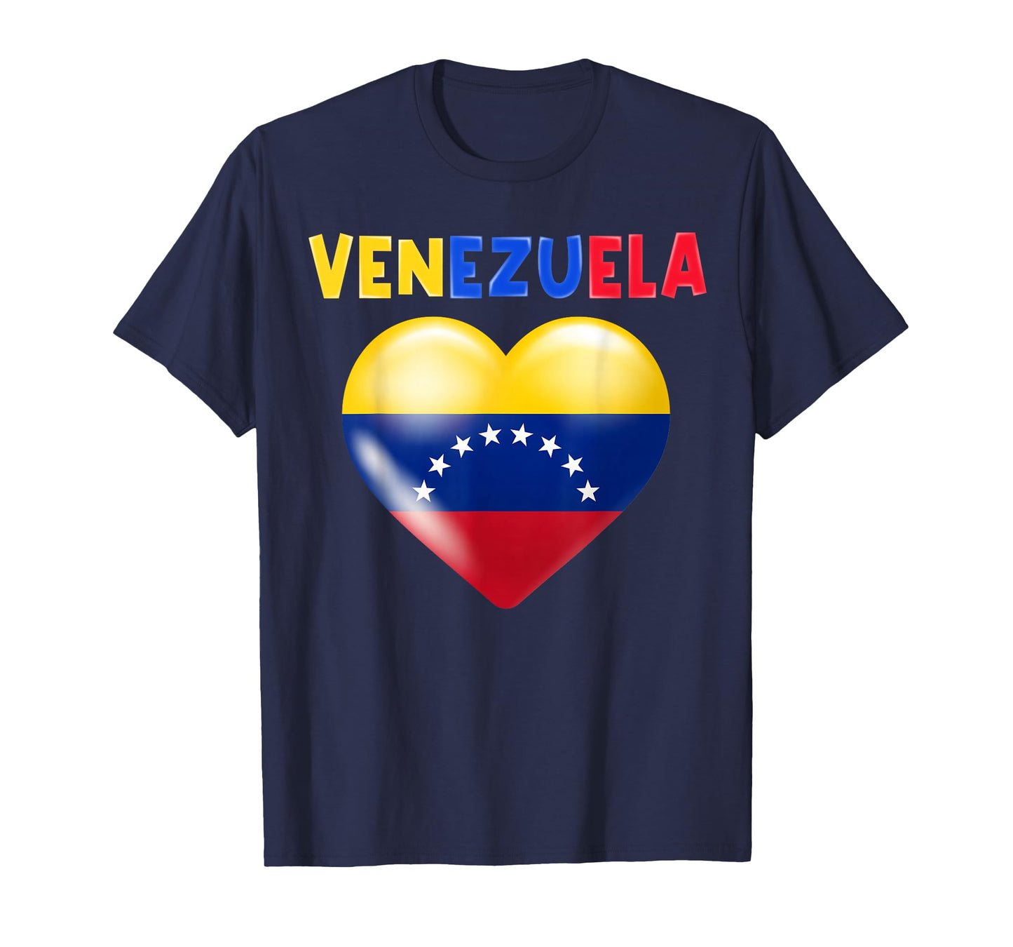 Venezuela Flag Venezuela Heart Venezuelan Flag Men Women T-Shirt