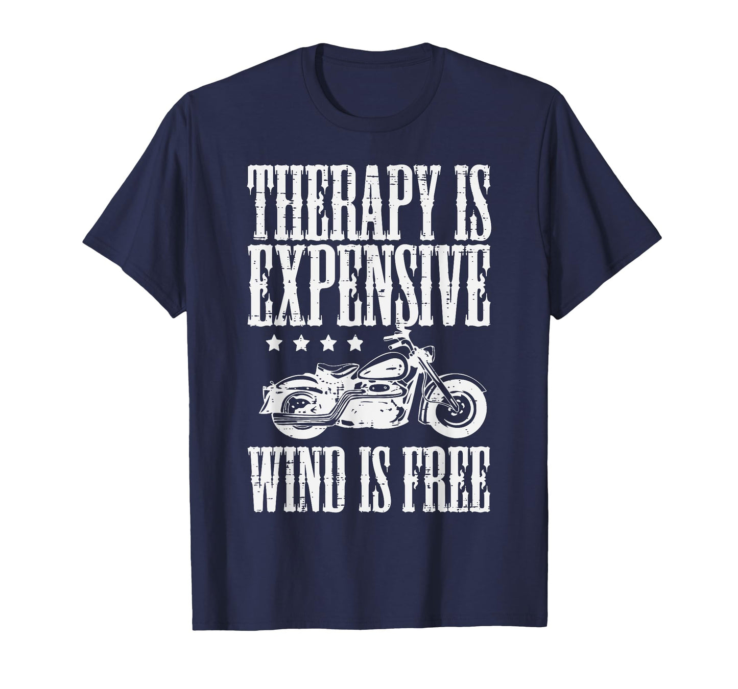 Biker Therapy Is Expensive Wind Free Men Boys Kids Women T-Shirt