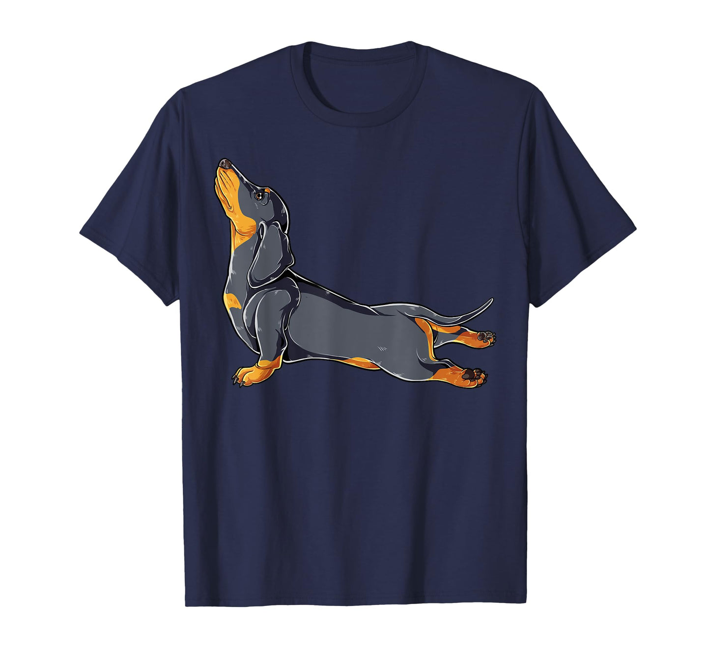 Dachshund Yoga T shirt Namaste Spiritual Meditation Chakra T-Shirt