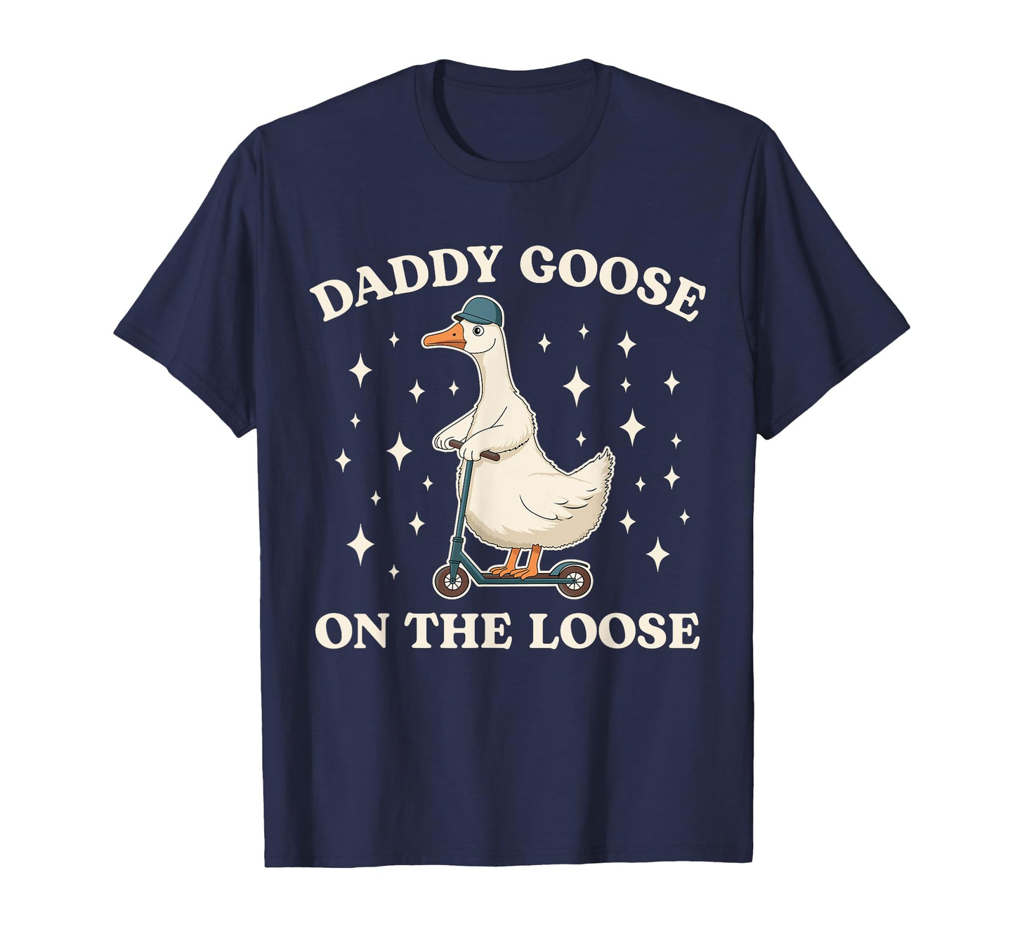 Daddy Goose On The Loose Matching Family Baby Annoucement T-Shirt