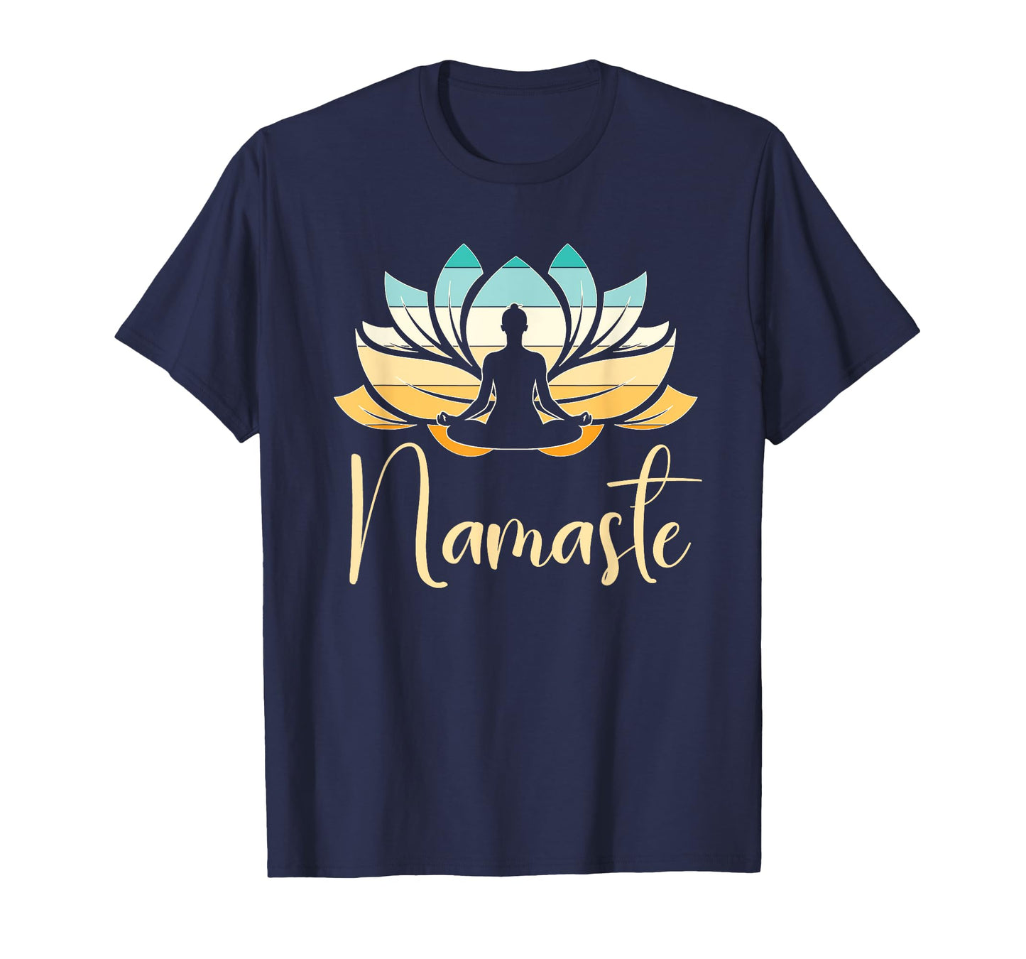Namaste Lotus Flower Meditation Yoga T-Shirt