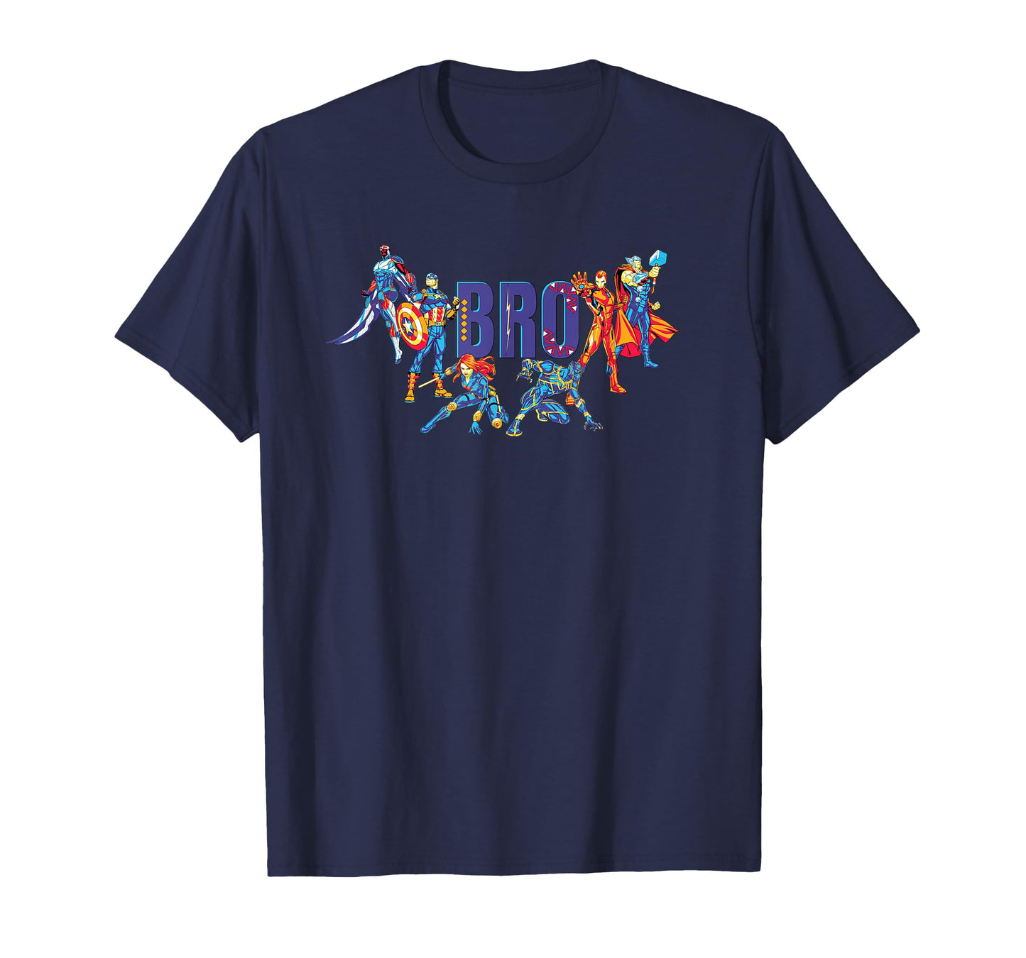Marvel Super Heroes Avengers Family Vacation Trip Bro T-Shirt