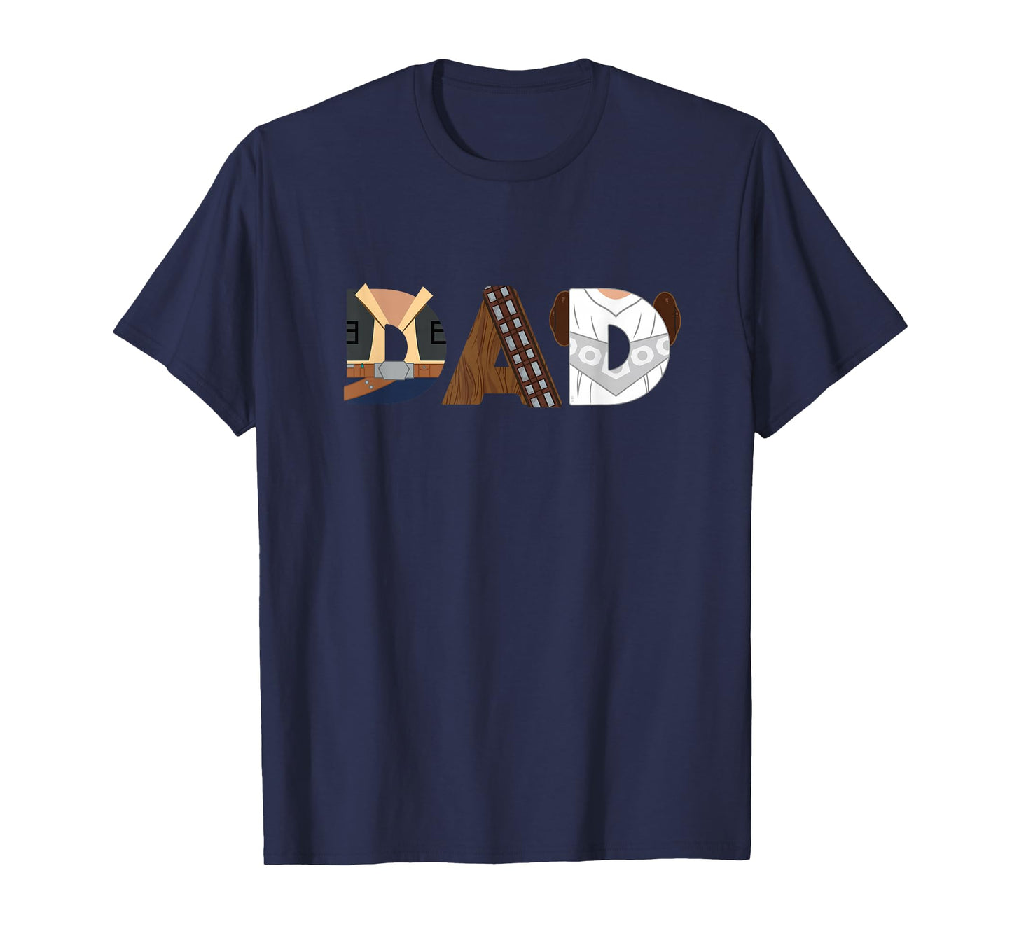 Star Wars Han Solo Chewbacca Leia Dad Father’s Day Birthday T-Shirt