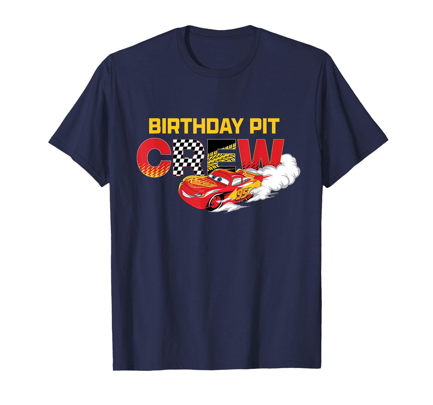 Disney & Pixar's Cars Birthday Pit Crew Lightning McQueen T-Shirt