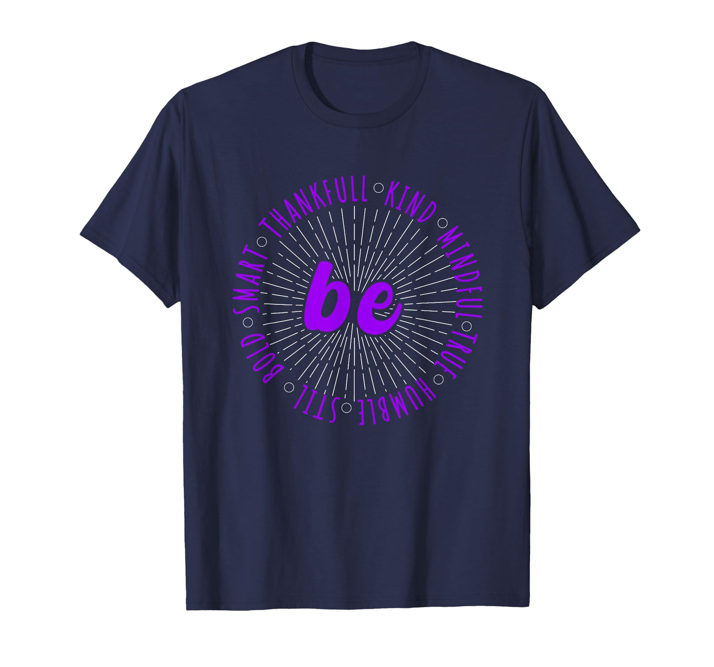 Purple Motivational Quote Positive Saying Life Slogan Purple T-Shirt