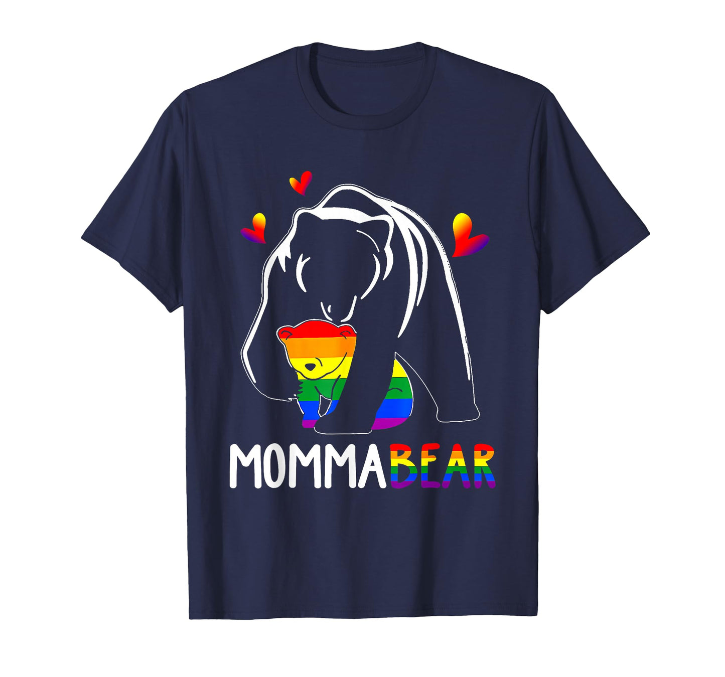 LGBT Mama Momma Bear Gay Pride Proud Mom Mother's Day T-Shirt