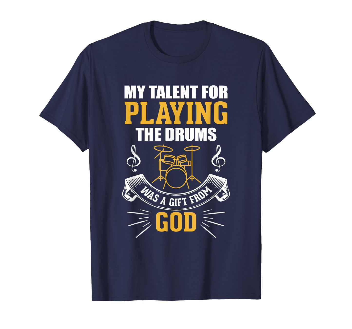Christian Jesus Drummer Quote Saying Shirt Gift TShirts Men T-Shirt