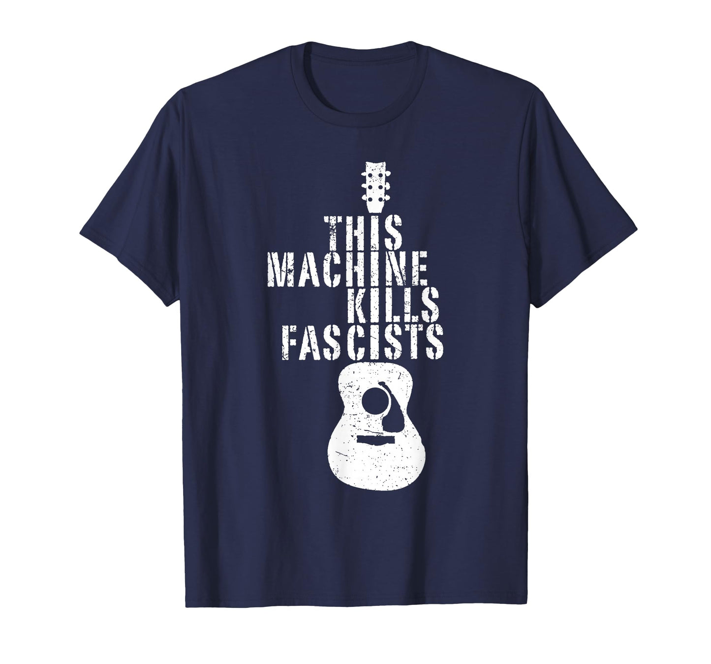 Vintage Funny This Machine Kills Fascists For Music Lover T-Shirt