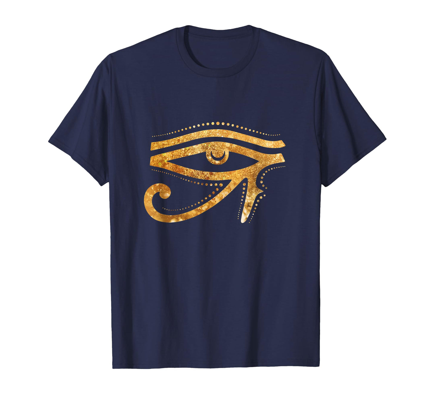 Golden Eye Of Ra Egyptian Hieroglyph Pharao Esoteric T-Shirt