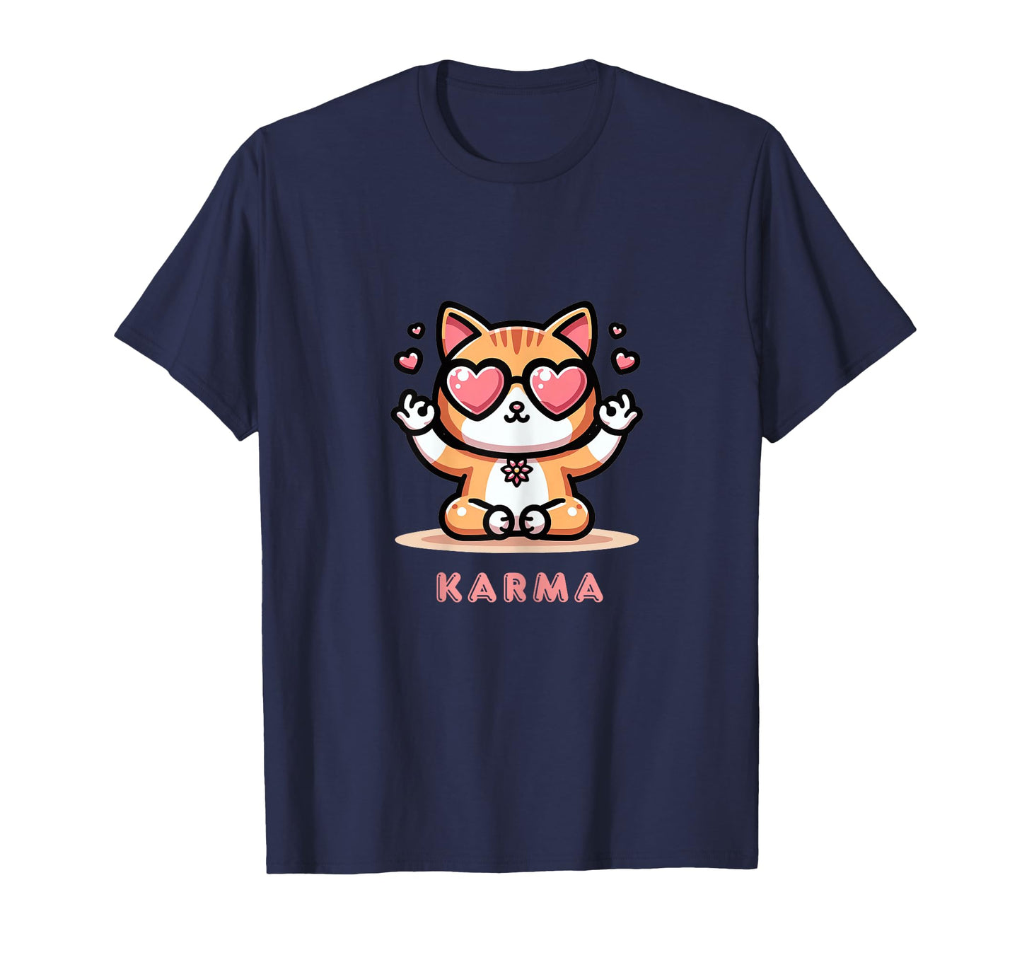 Karma Cat T-Shirt for Women Girls Kids