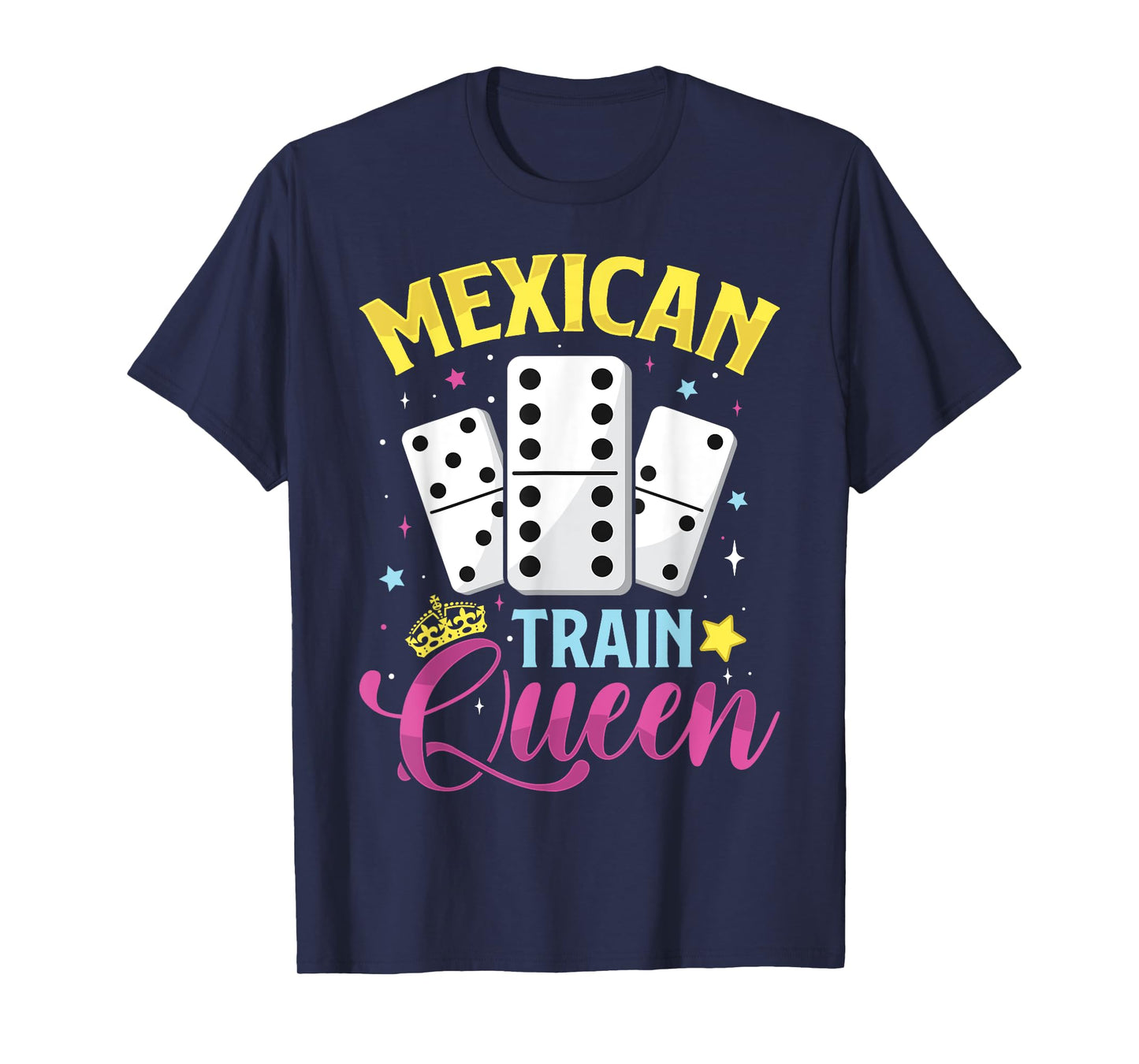 Mexican Train Master Domino Player Dominoes Lover Tile Game T-Shirt