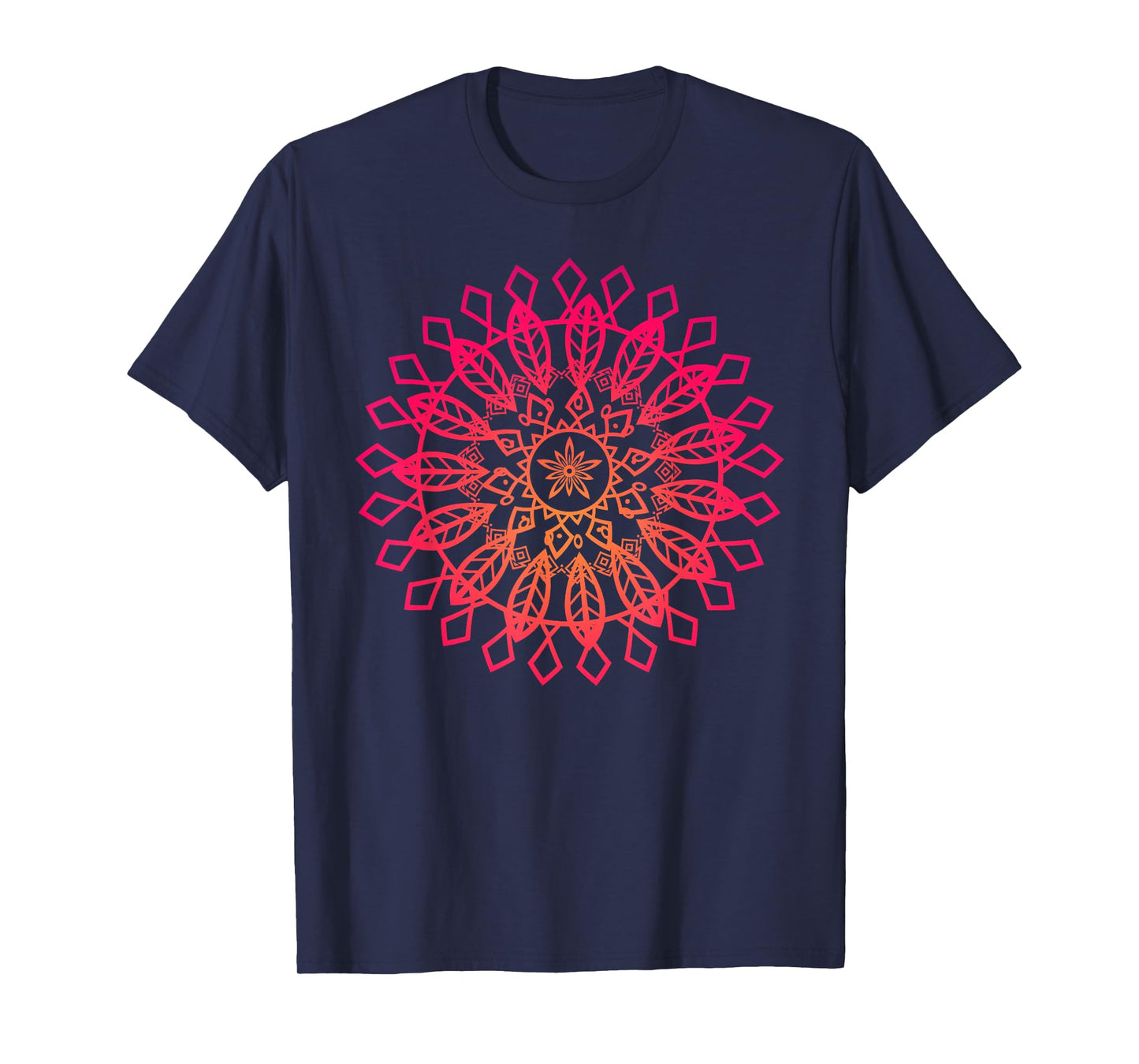 Sacred Geometry Mandala Design Art Lover Spiritual Graphic T-Shirt