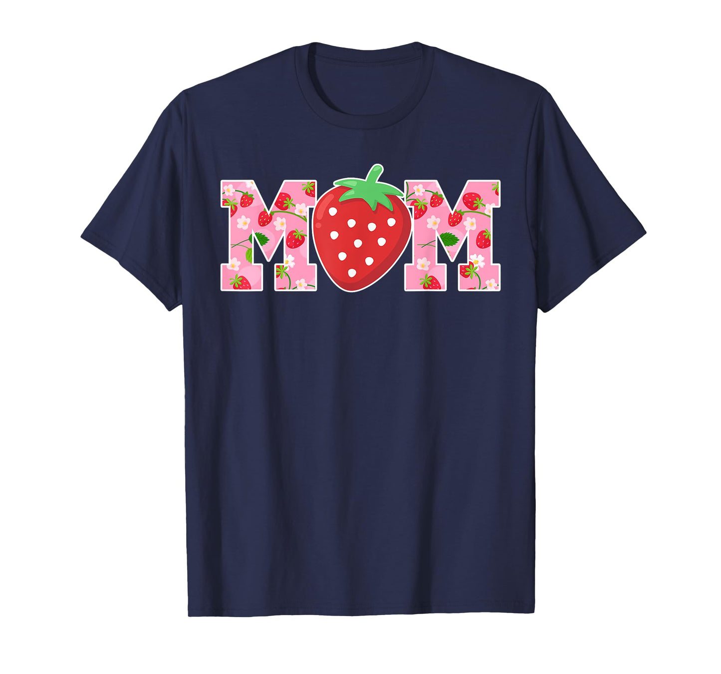 Mom Of The Berry Sweet Birthday Strawberry Girls Family T-Shirt