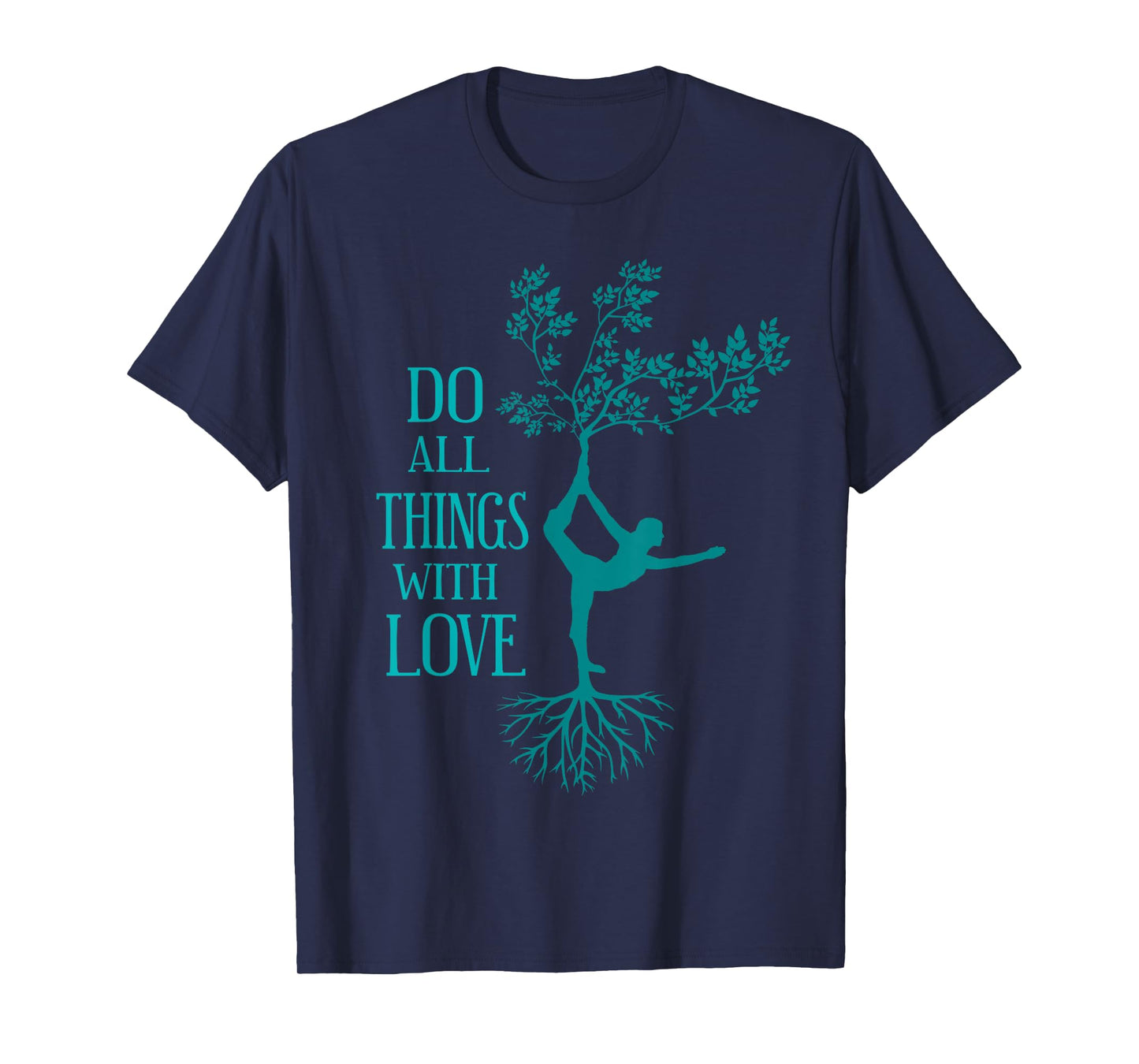 Yoga Love - Dancer Tree Pose T-Shirt T-Shirt