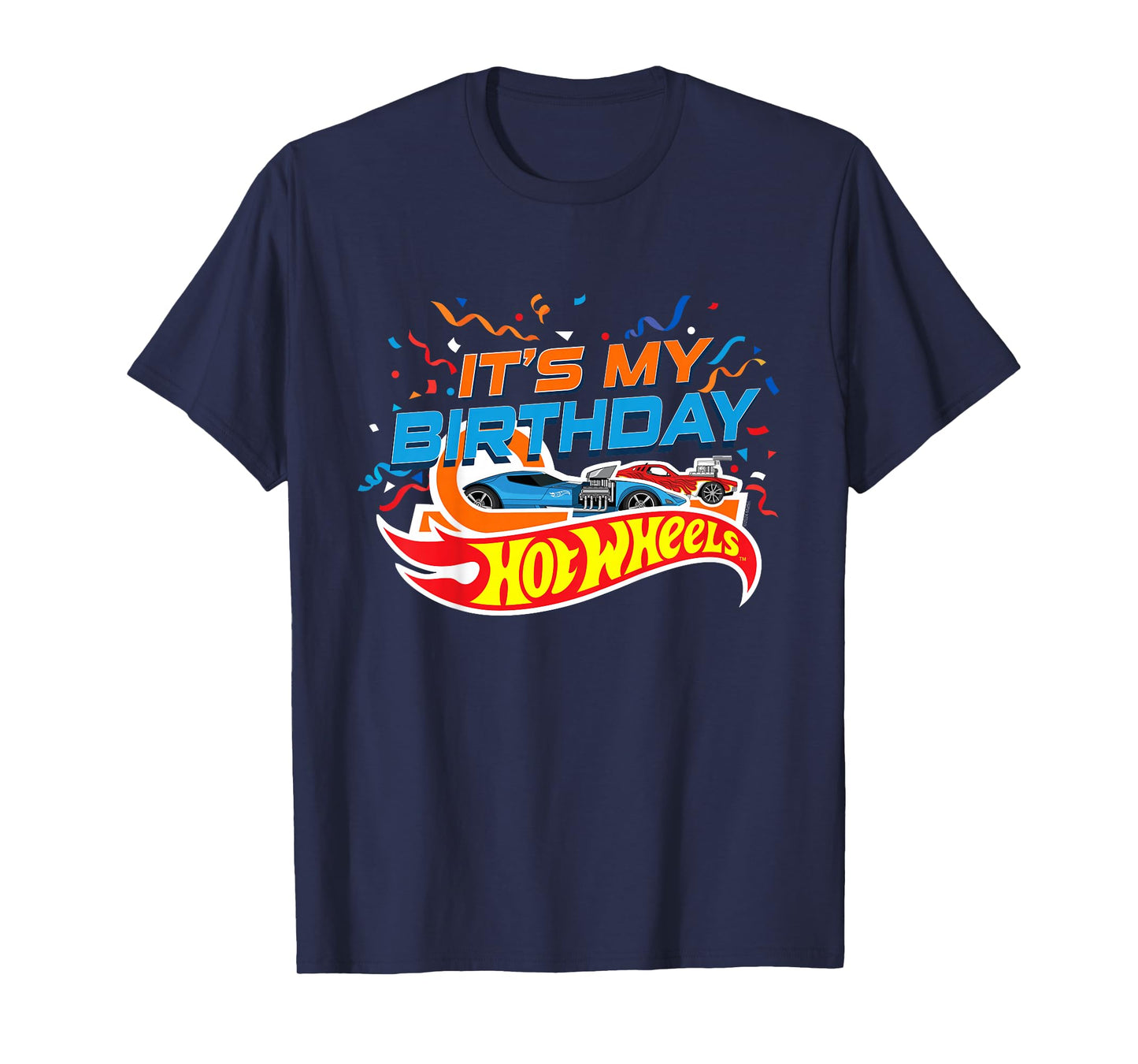 Kids Hot Wheels It's My Birthday Confetti T-Shirt