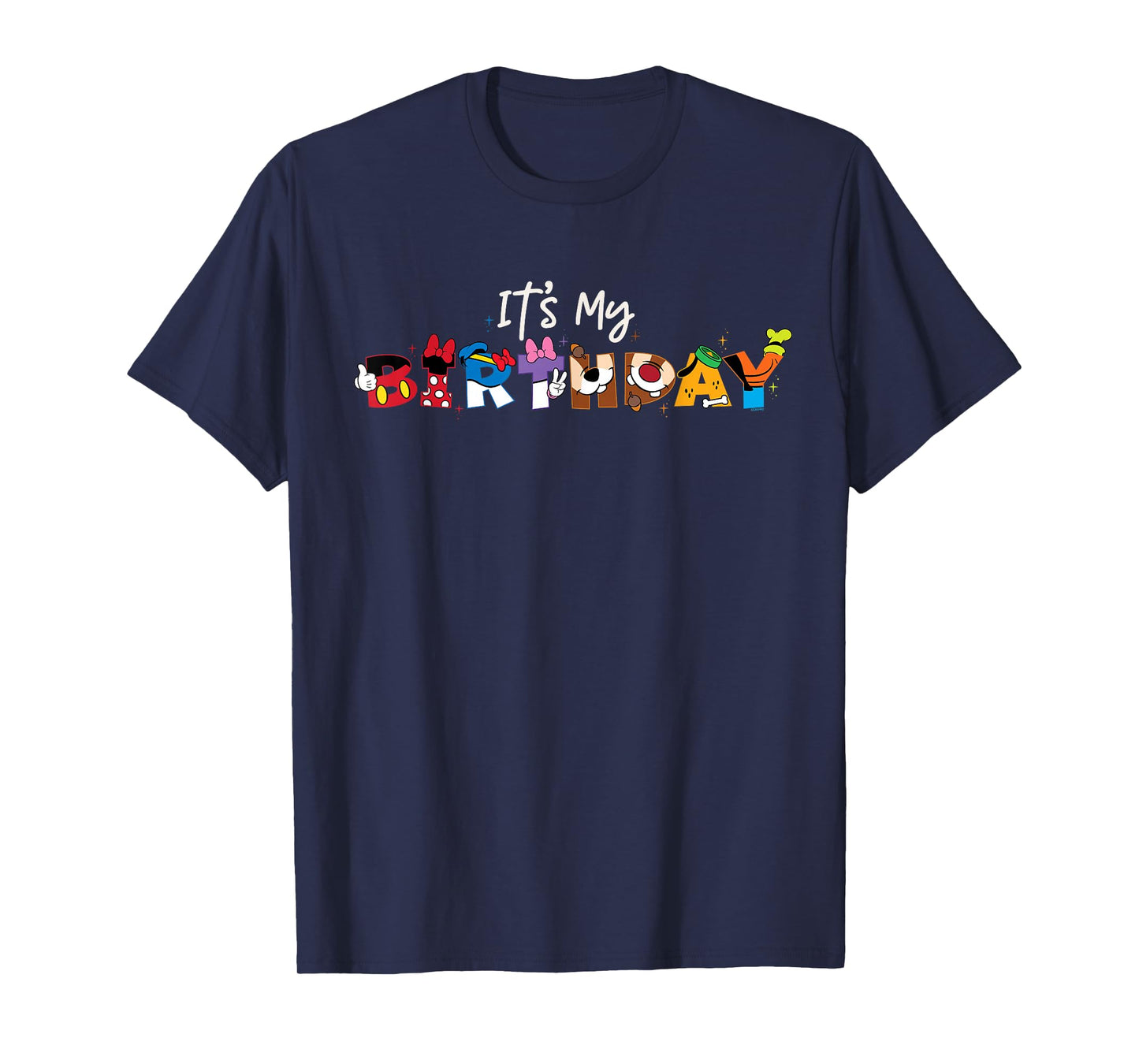 Disney Mickey Mouse and Friends "It's My Birthday" Party T-Shirt