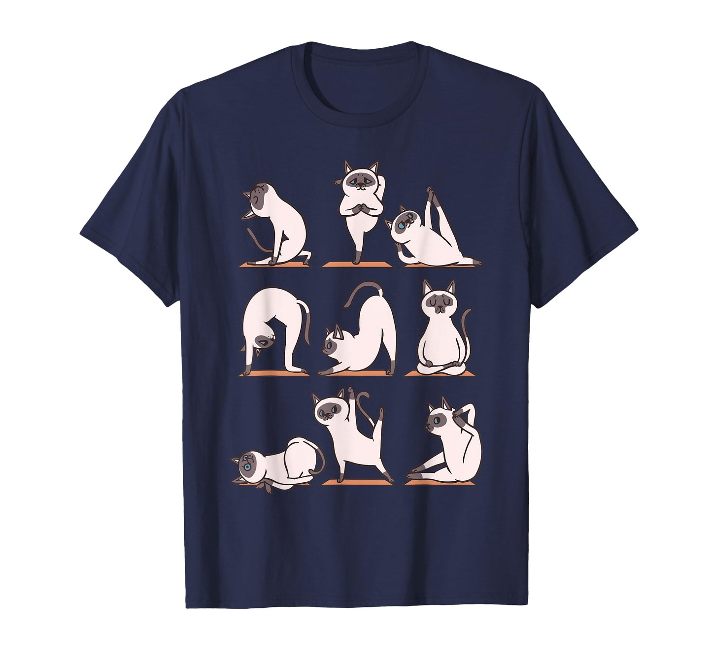 Siamese Cat Yoga T-Shirt