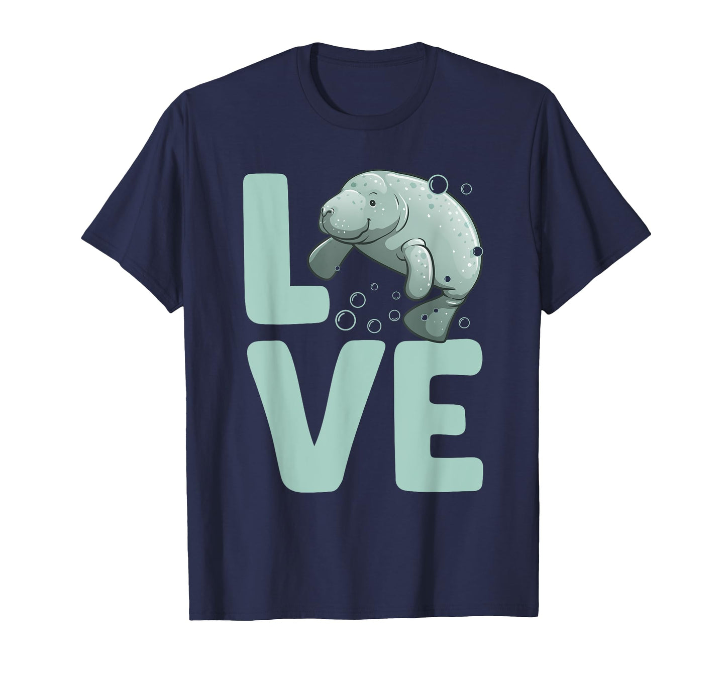 Funny Manatee Design For Men Women Kids Dugong Manatee Lover T-Shirt