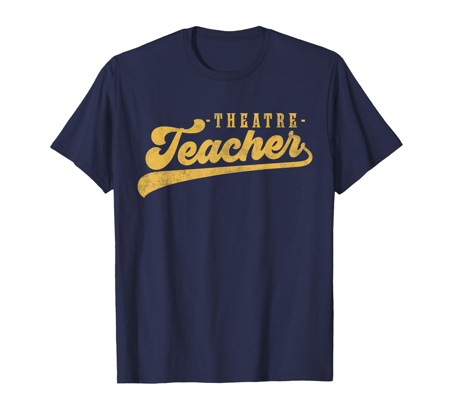 Theatre Teacher Men Women Vintage Graphic Theatre Teacher T-Shirt