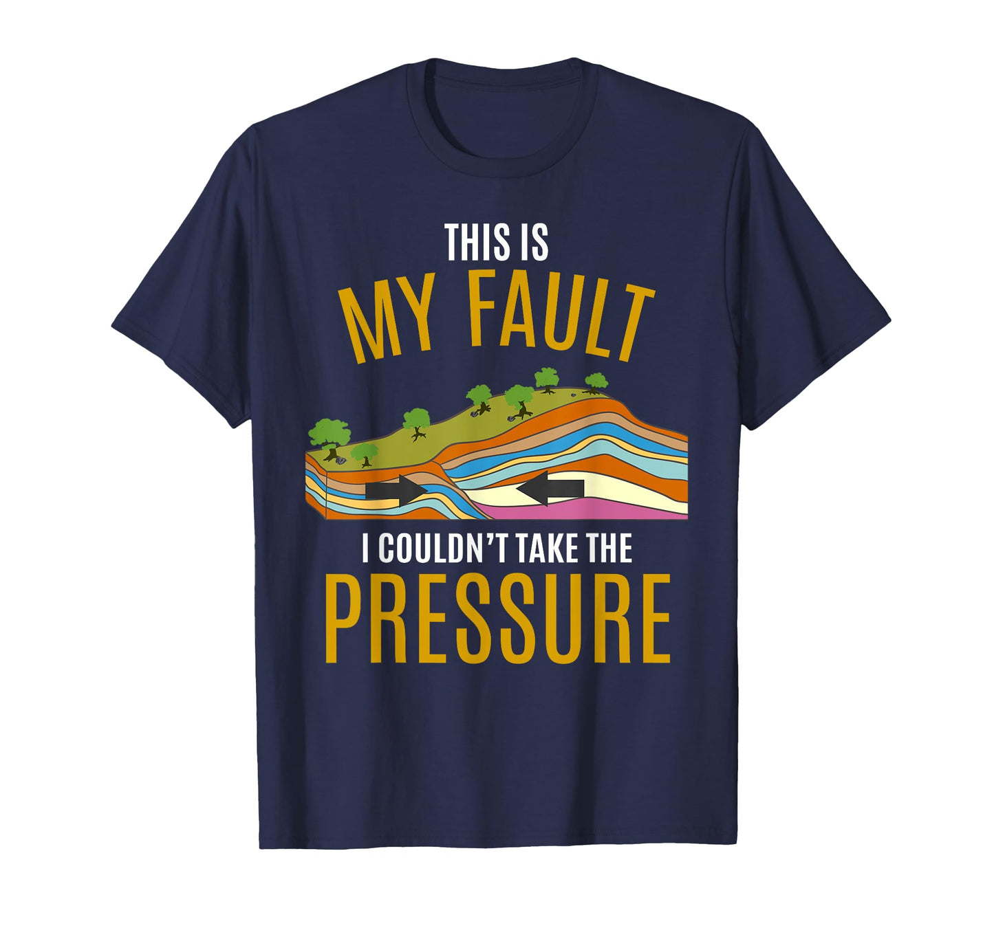 Tectonic Plates Model Earthquake Sorry Shirt T-Shirt