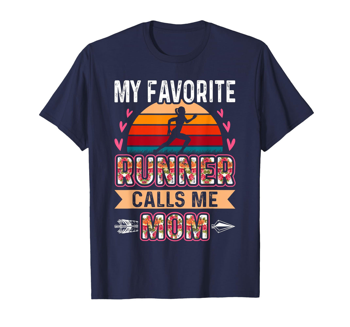 My Favorite Cross Country Runner Calls Me Mom Funny T-Shirt