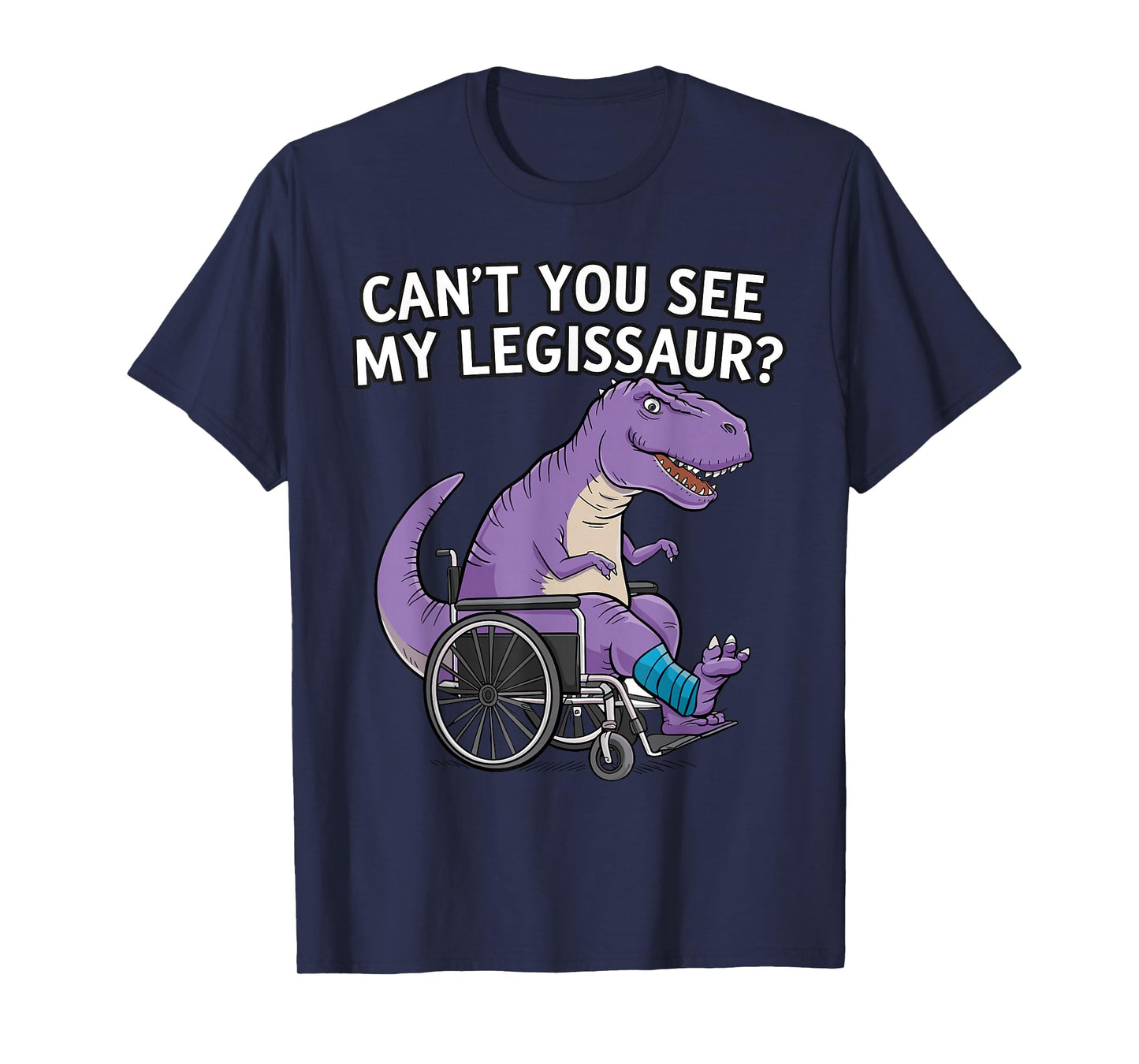 Cool Broken Leg Design for Men Boys Kids Broken Foot Ankle T-Shirt