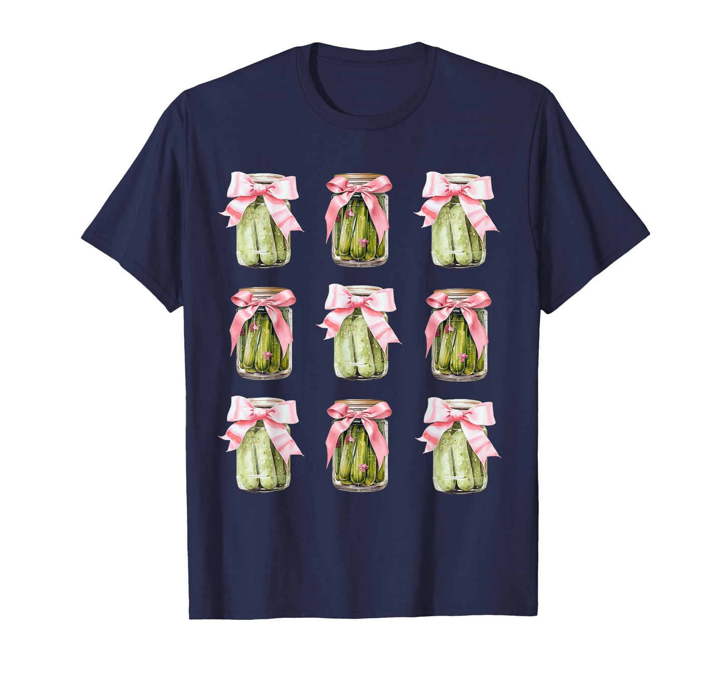 Pickle Jar Women Coquette Bow Pickle Party Birthday Girl T-Shirt