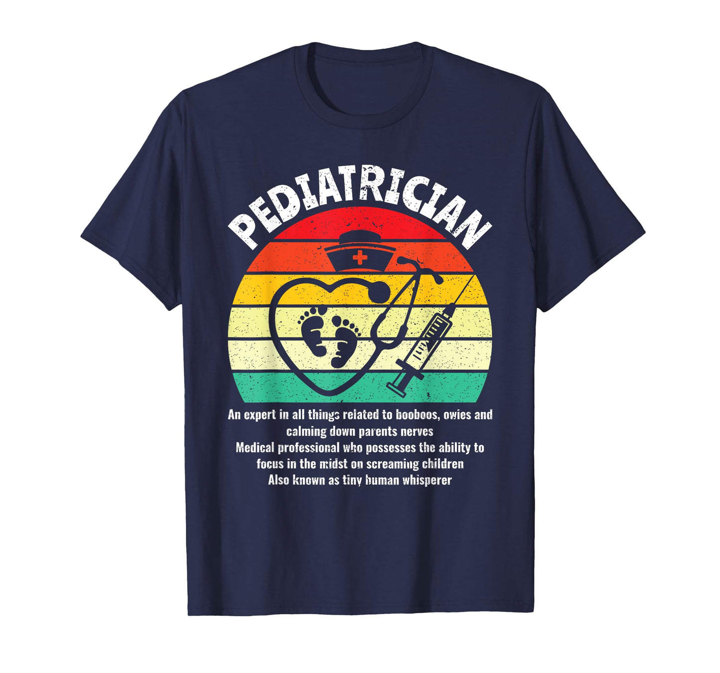 Funny Paediatrician Definition Pediatrician Nurse T-Shirt