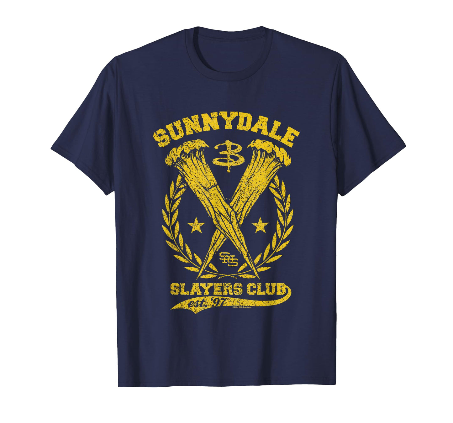 Buffy The Vampire Slayer Sunnydale Slayers Club Collegiate T-Shirt