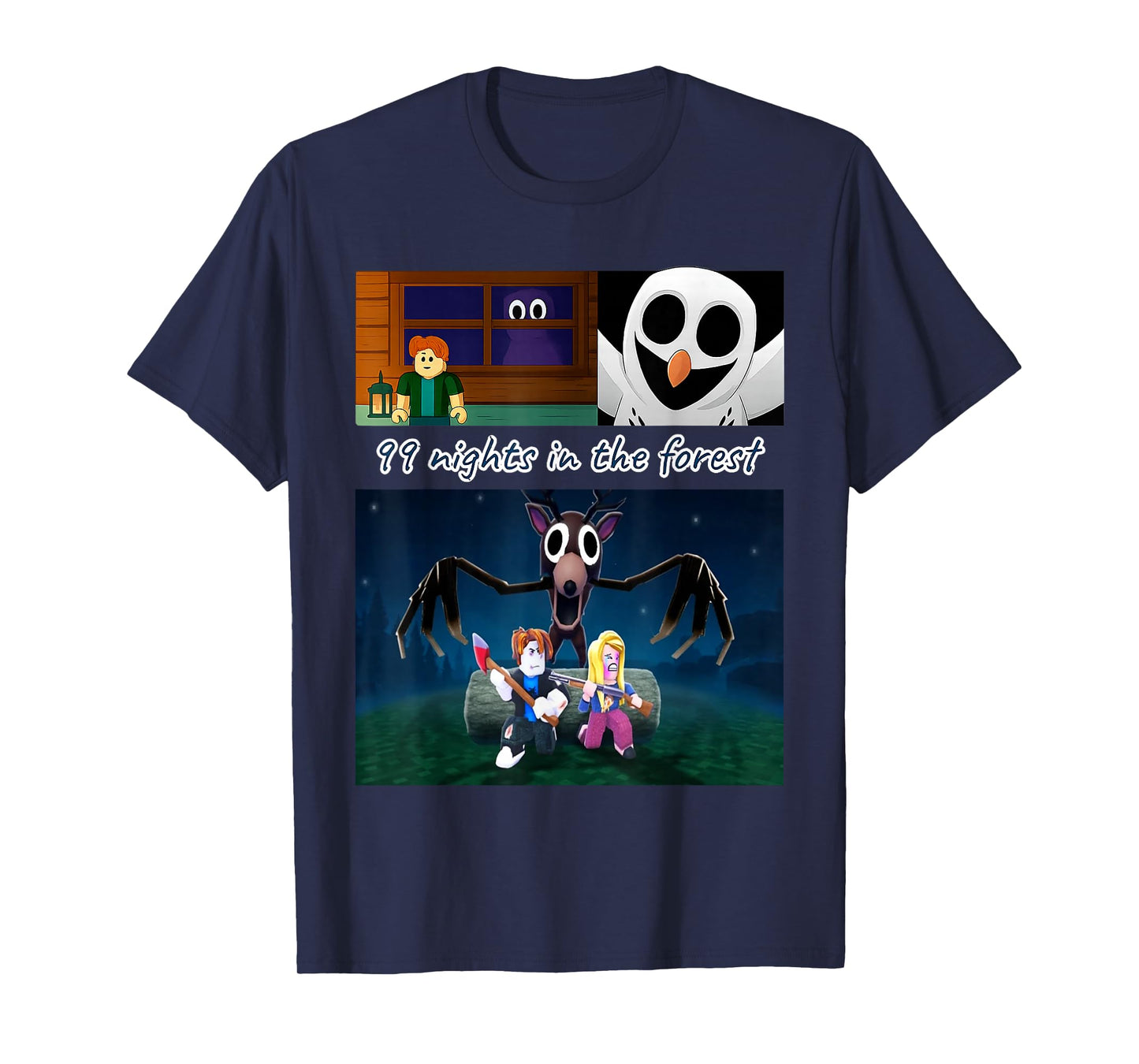 99 Nights in The Forest Birthday Costume for Boys Girls Teen T-Shirt