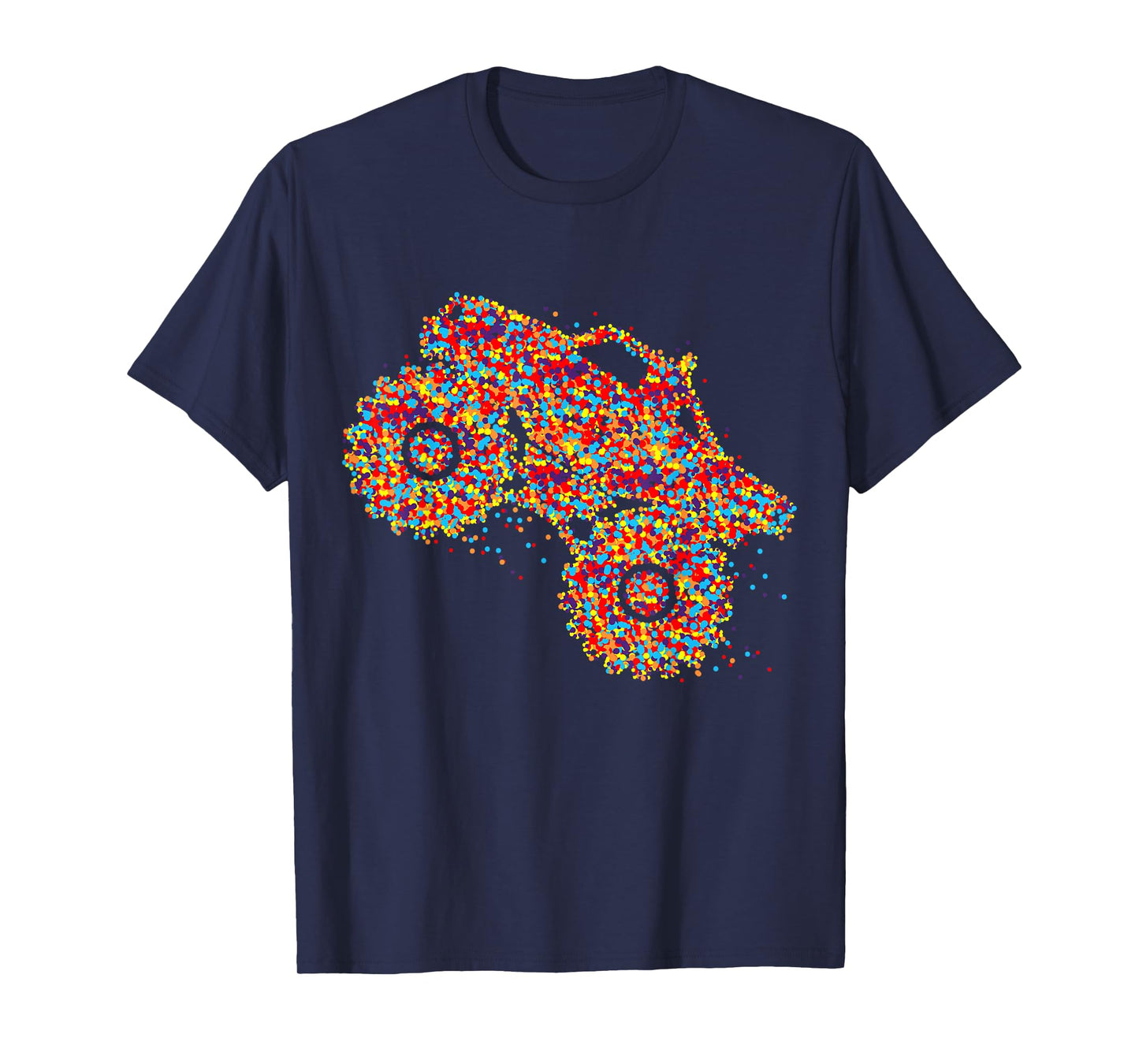 Monster Truck Girls Womens T-Shirt