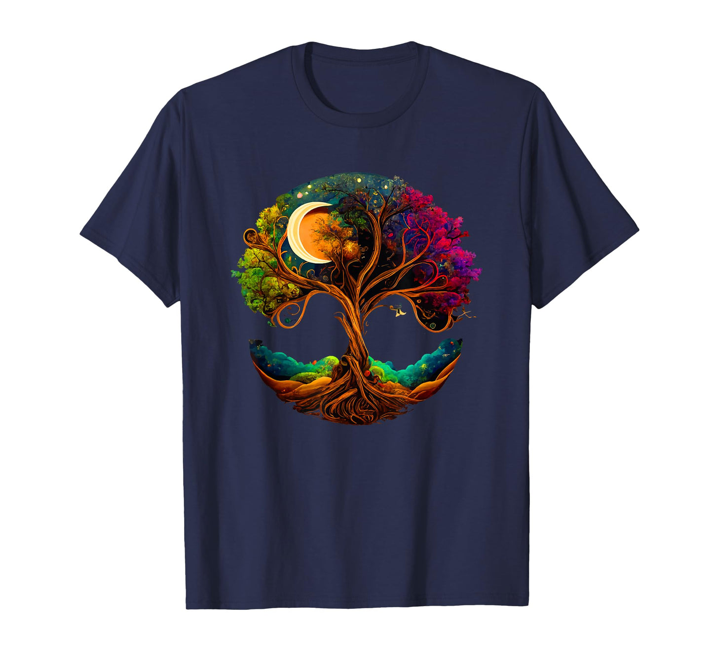 Moon Phases Tree of Life T-Shirt