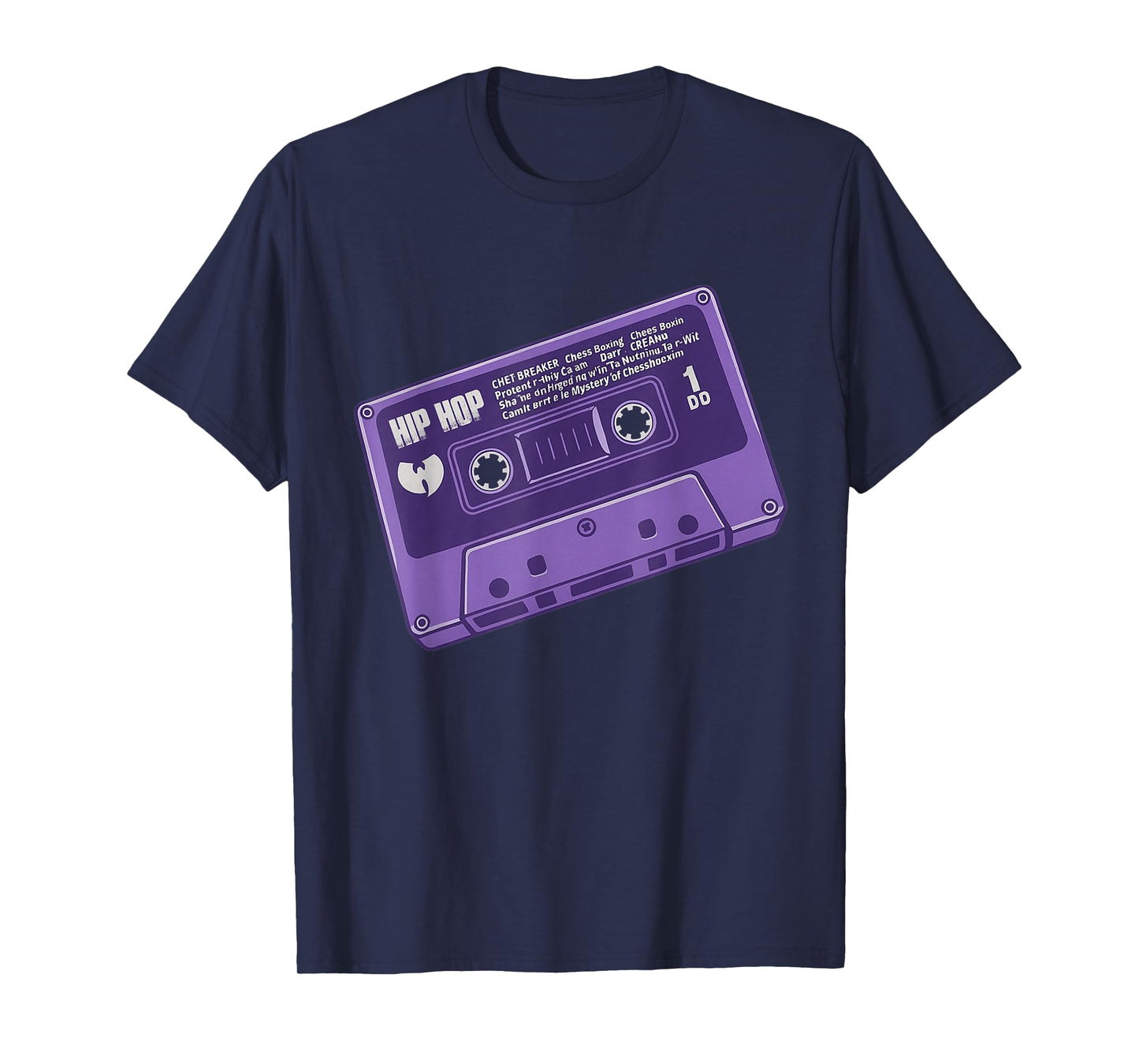 Purple Cassette Tape Retro Vintage 90s Hip Hop Music Lover T-Shirt