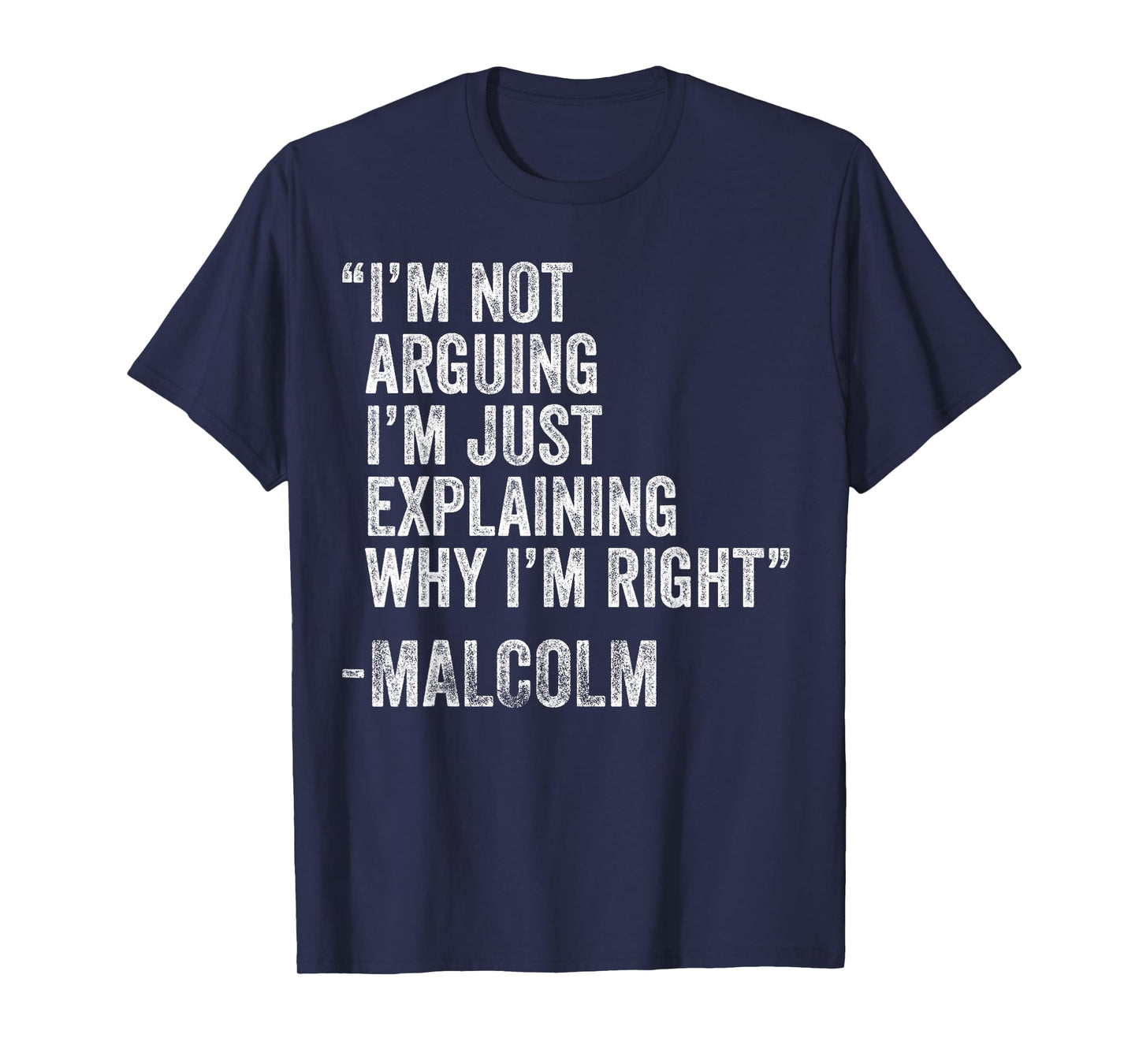 Personalized Name Fathers Day outfit For Men Malcolm Quote Funny Birthday Custom Name Idea Engineer Retro T-Shirt Black Small