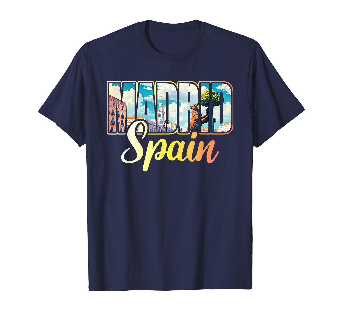 Madrid Spain Espana Town Spain City Madrid T-Shirt