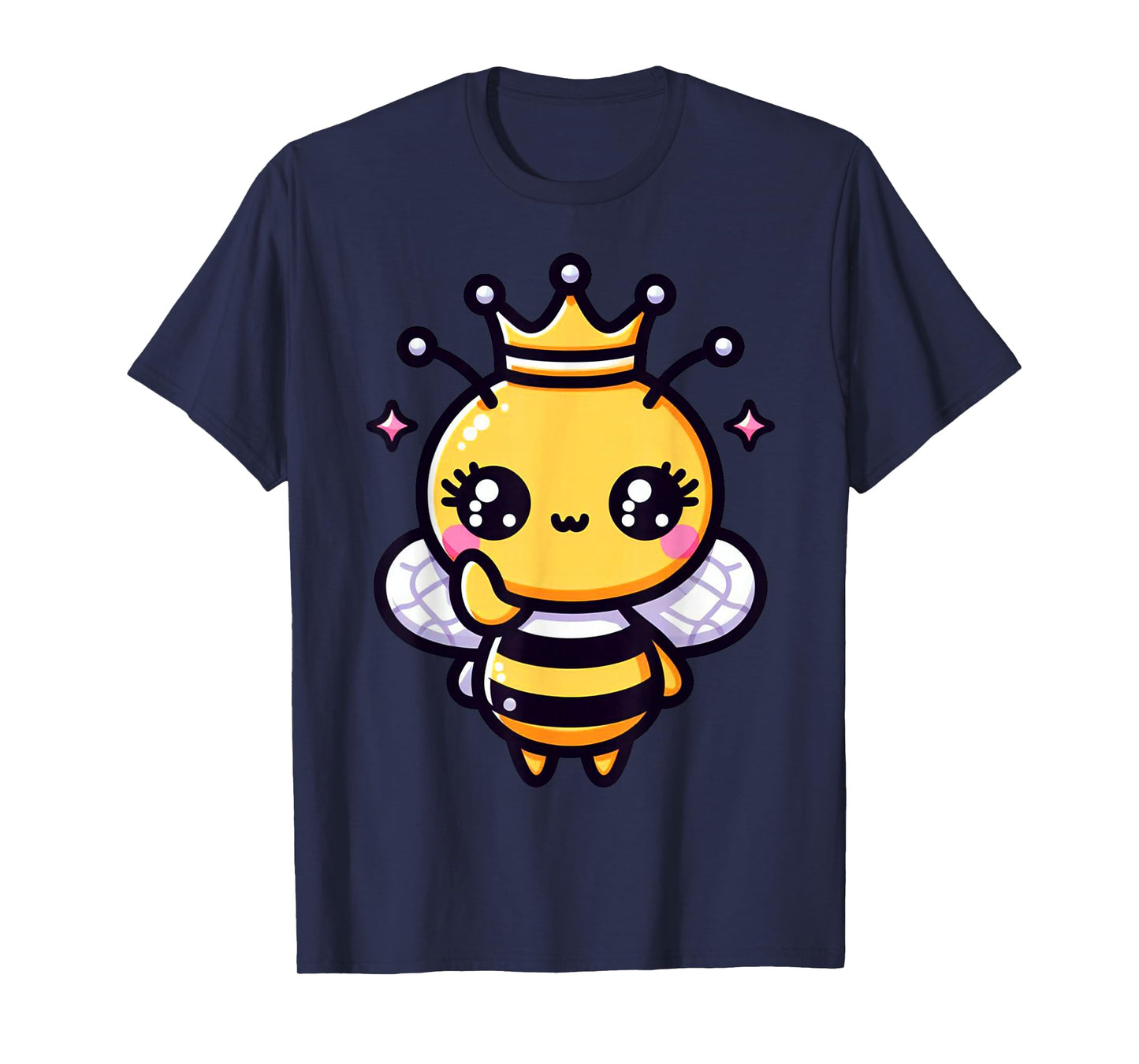 Queen Bee Crown Women Men Girls Honey Hive Bee Keeper Bee T-Shirt