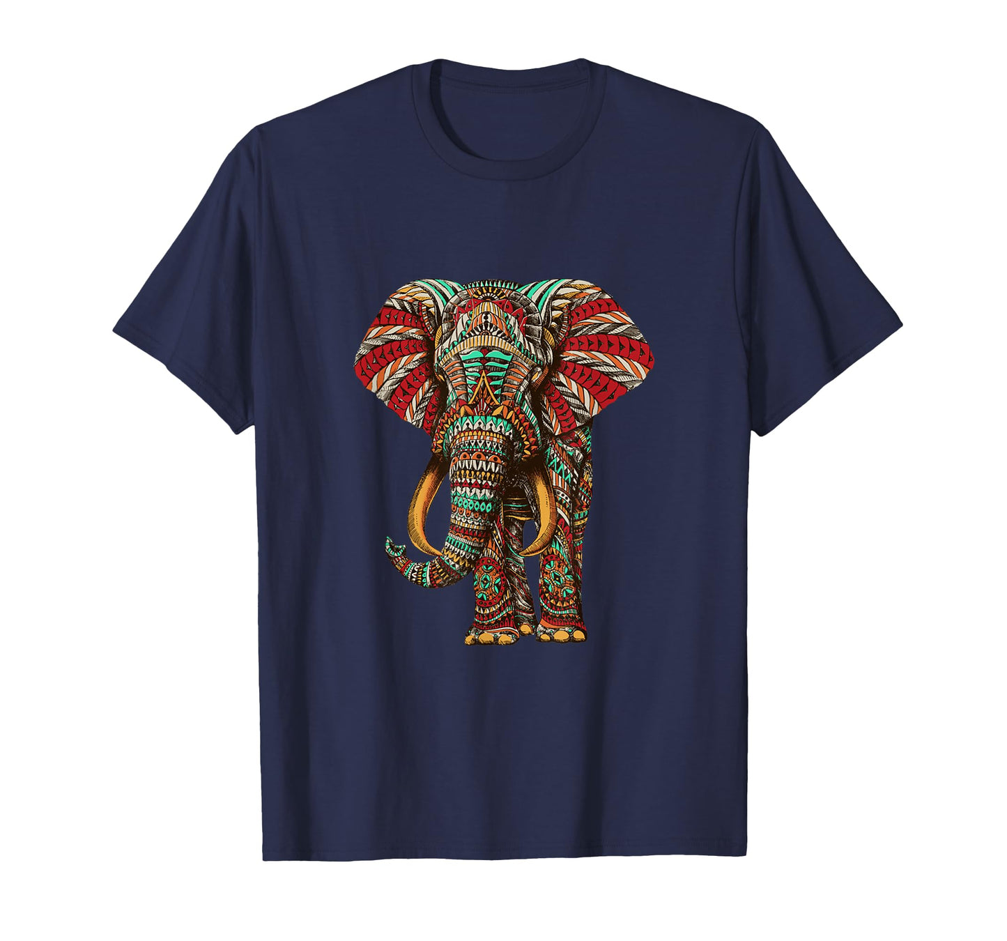 Henna Stylish Artistic Save The Elephants | Wildlife T-Shirt