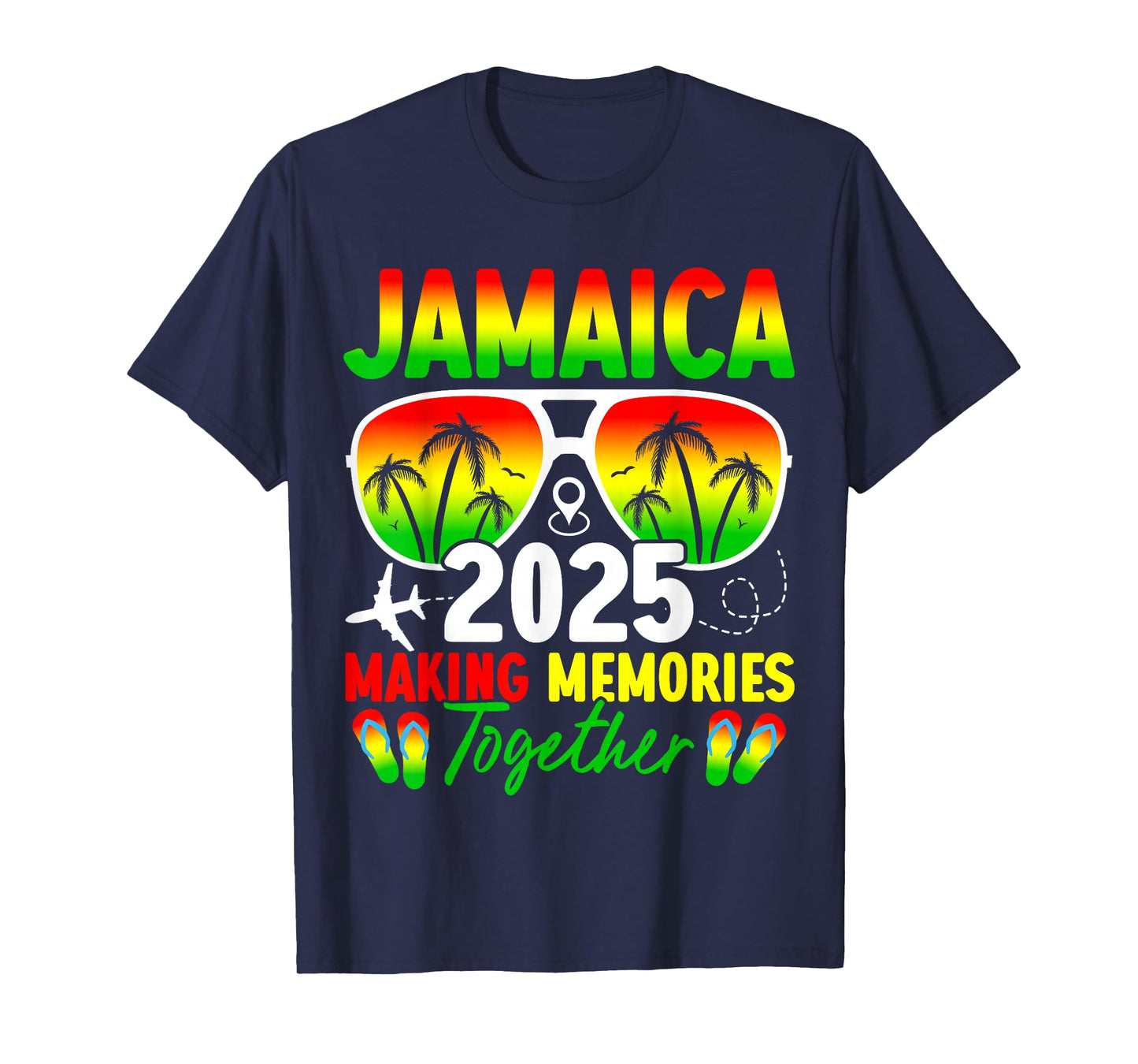 Jamaica Family Reunion 2025 Making Memories Vacation Summer T-Shirt