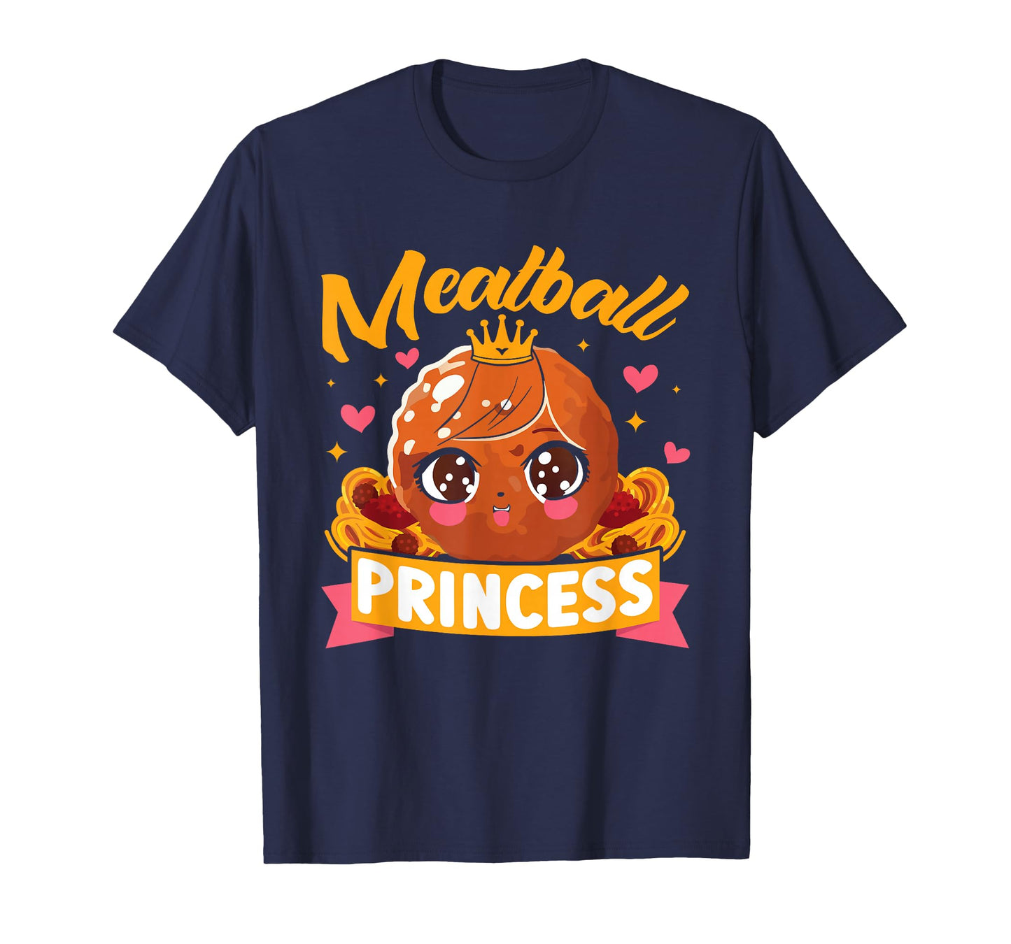 Kids Meatball Princess Funny T-Shirt