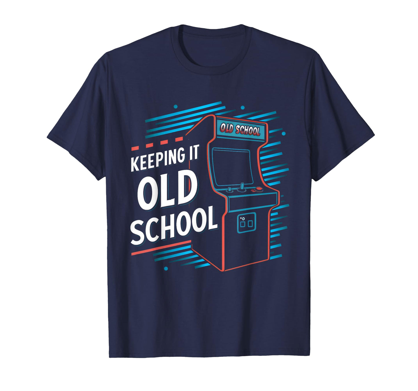 Keeping It Old School Gamer Vintage 80's 90's Arcade Gaming T-Shirt