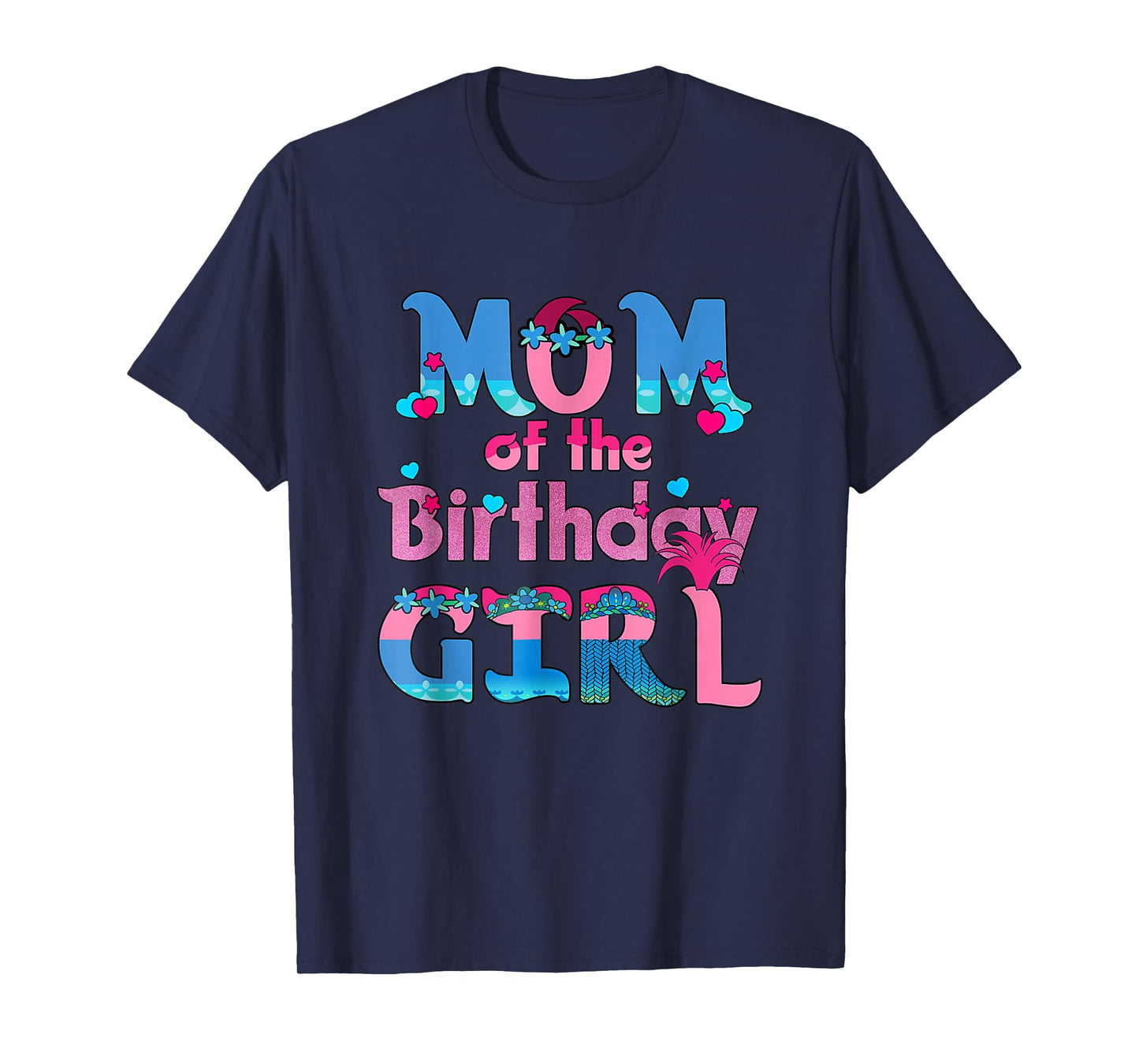 Family Party Decorations Mom Of The Birthday Girl T-Shirt