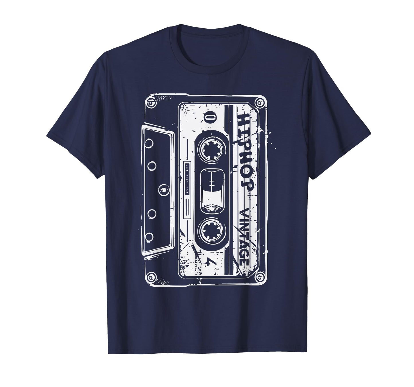 Cassette Tape Hip Hop Vintage Retro 80s 90s Men Women Kids T-Shirt