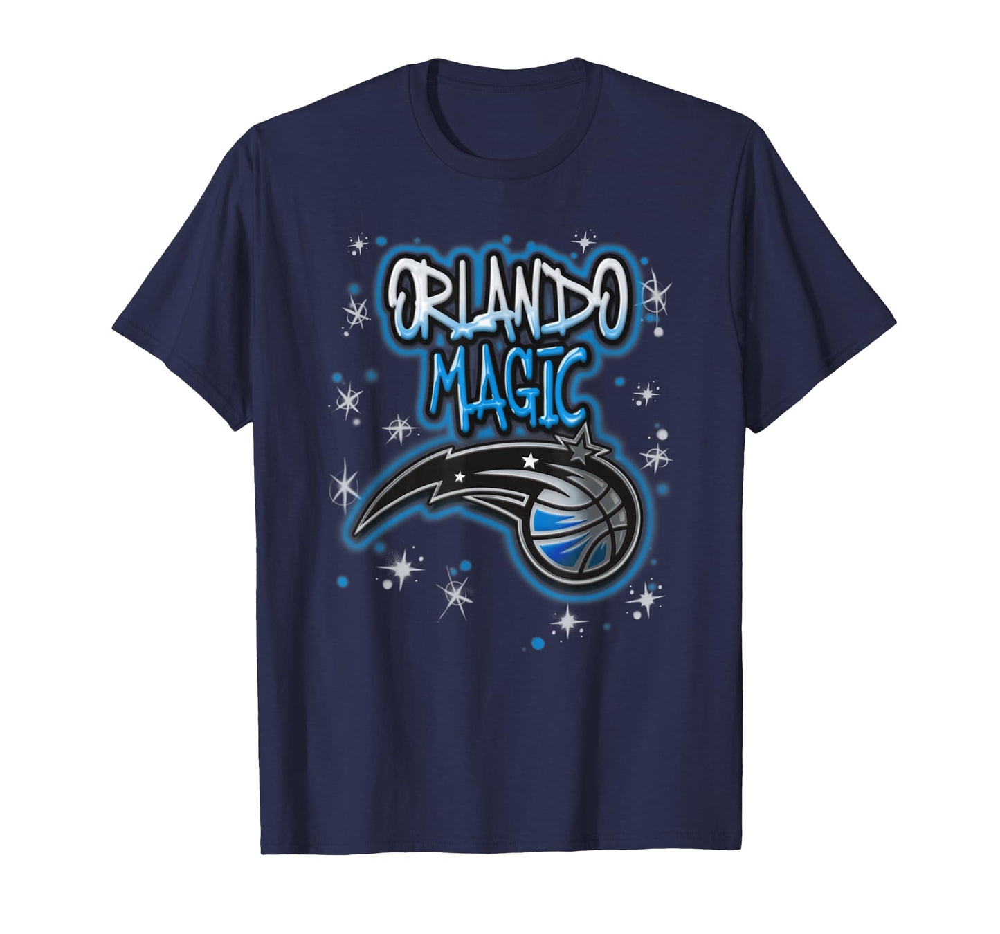NBA Orlando Magic Airbrush Logo T-Shirt