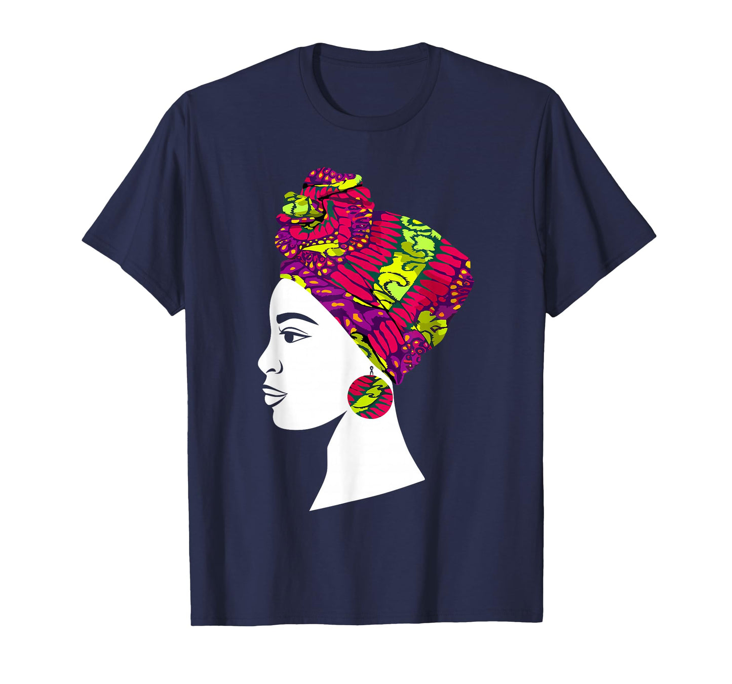 Best African Art for Women Girls Kente Cloth African Print T-Shirt