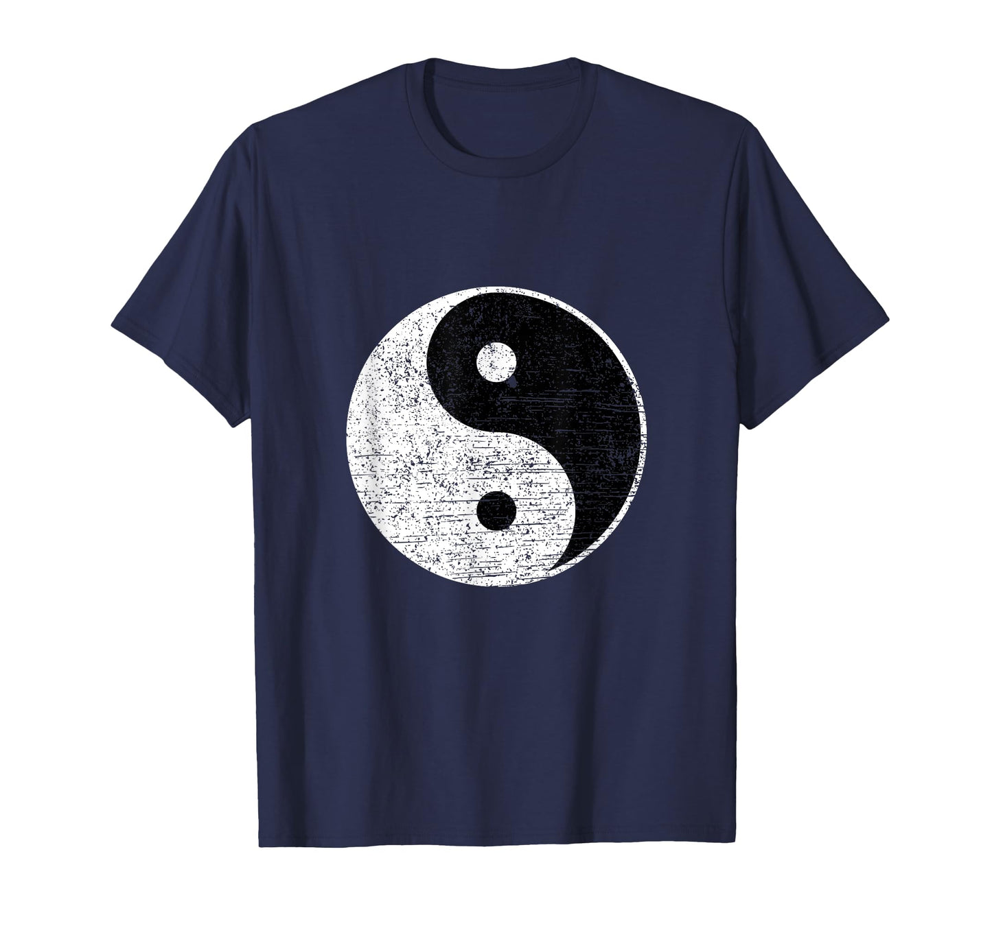 Yin And Yang Black White Abstract Asian Art Style Yoga Gift T-Shirt