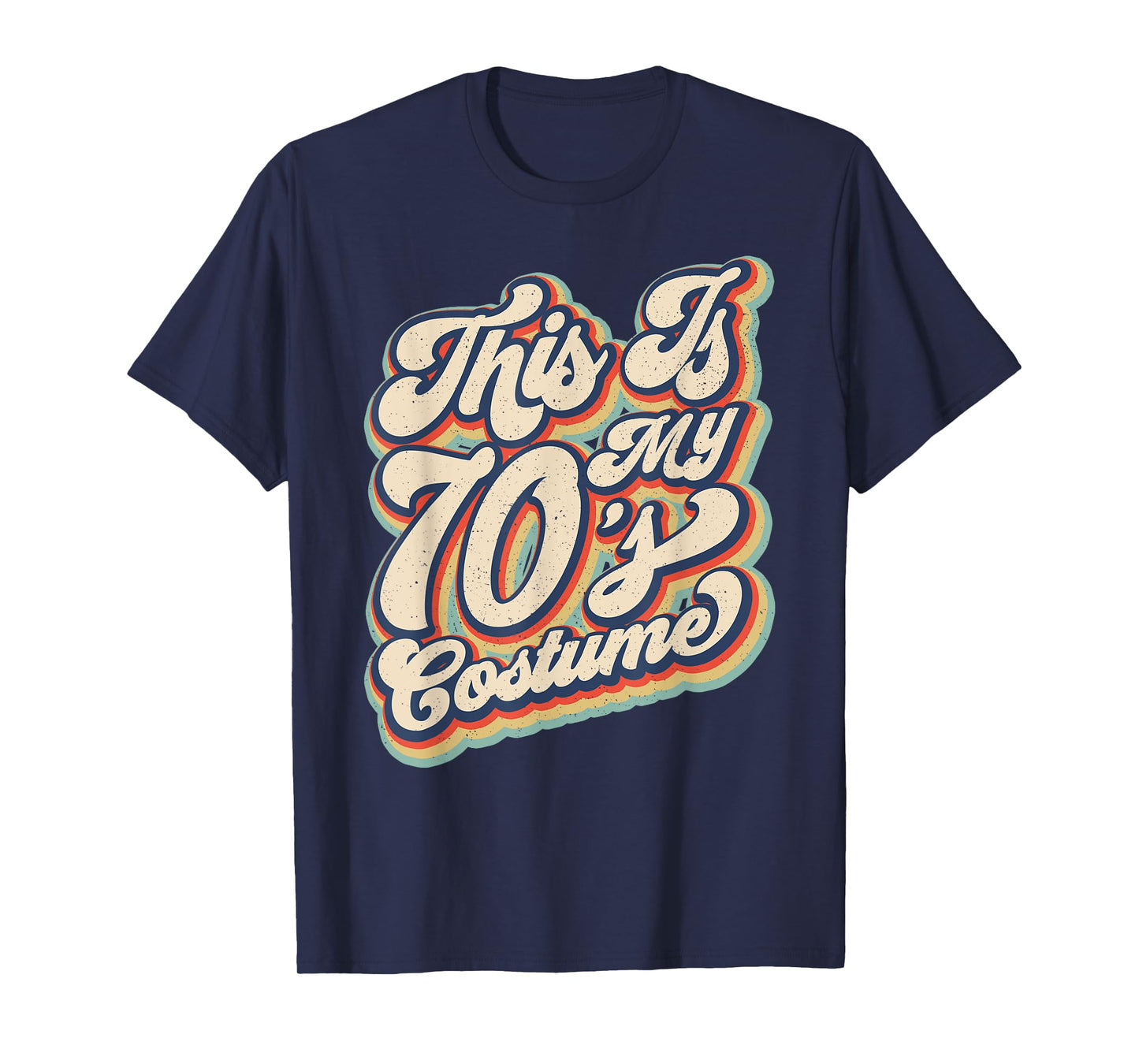 This Is My 70s Costume Vintage Retro Halloween 70's Hippie T-Shirt