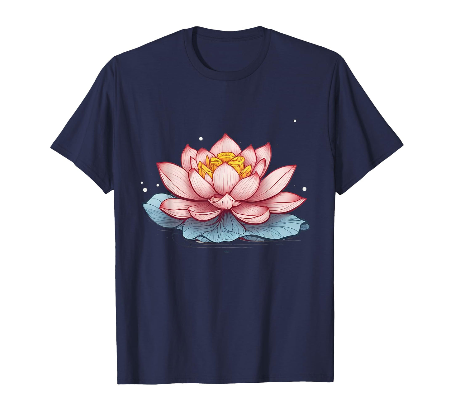 Lotus Design for Women Men Flower Graphic T-Shirt